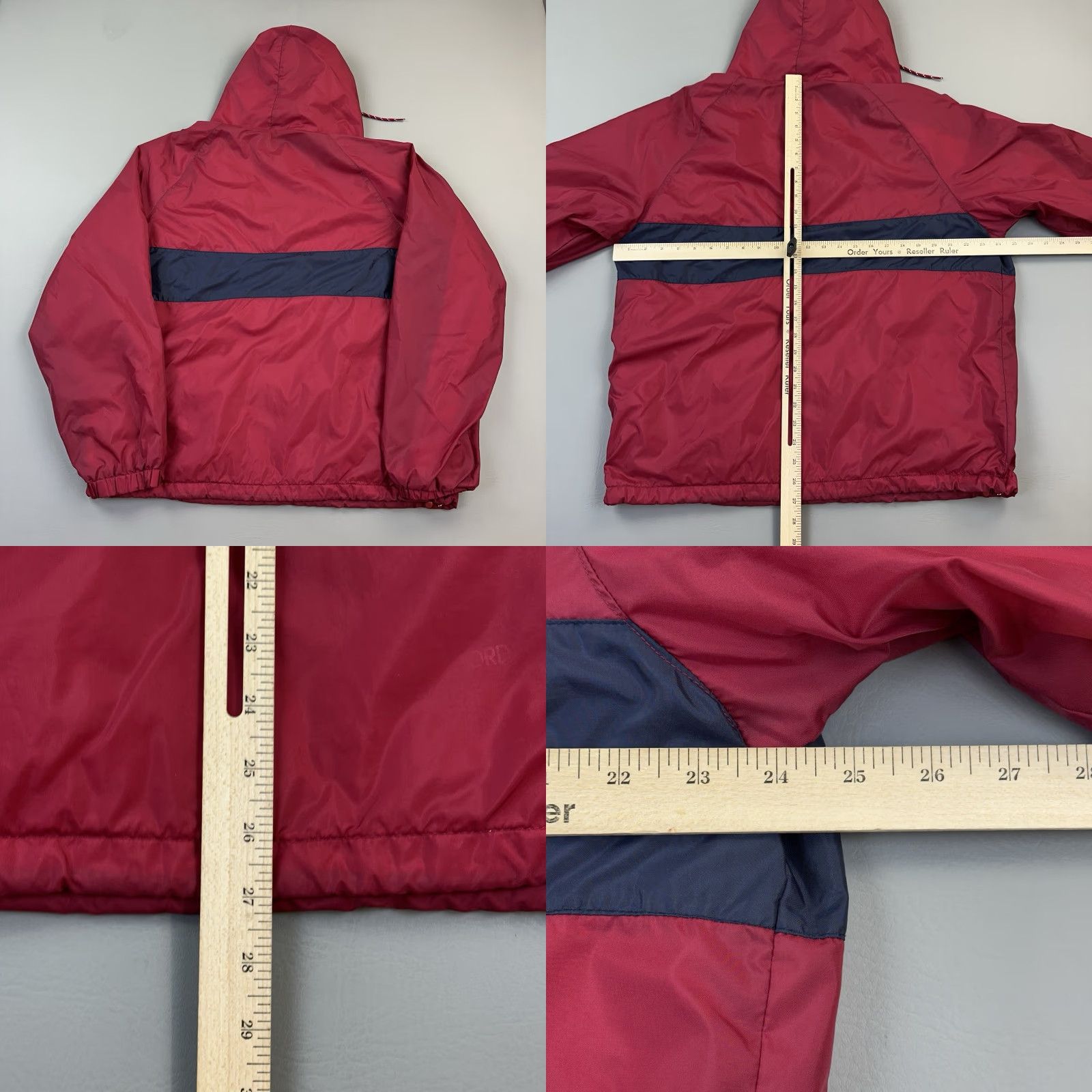 Vintage VINTAGE Woolrich Jacket Mens L Red 1/2 Zip Fleece Lined Anorak Capecod Cuffys Of 90s Outdoor Windbreaker Sized Regular Size US L / EU 52-54 / 3 - 8 Thumbnail