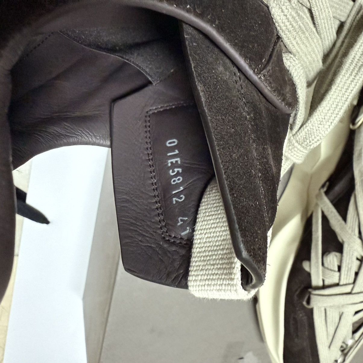 Rick Owens Rick Owens Megalace Geth Runner Mahogany/Milk Size US 8 / EU 41 - 7 Thumbnail