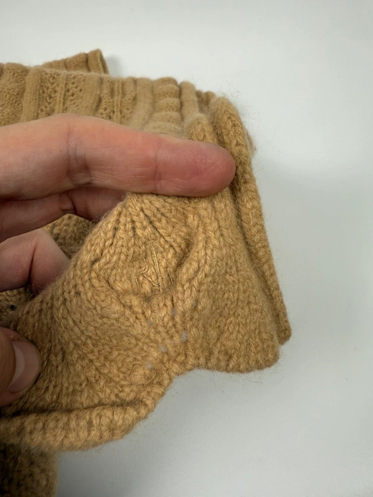 Lauren Ralph Lauren Lauren Ralph Lauren Wool Structured Knit Scarf Size ONE SIZE - 6 Thumbnail