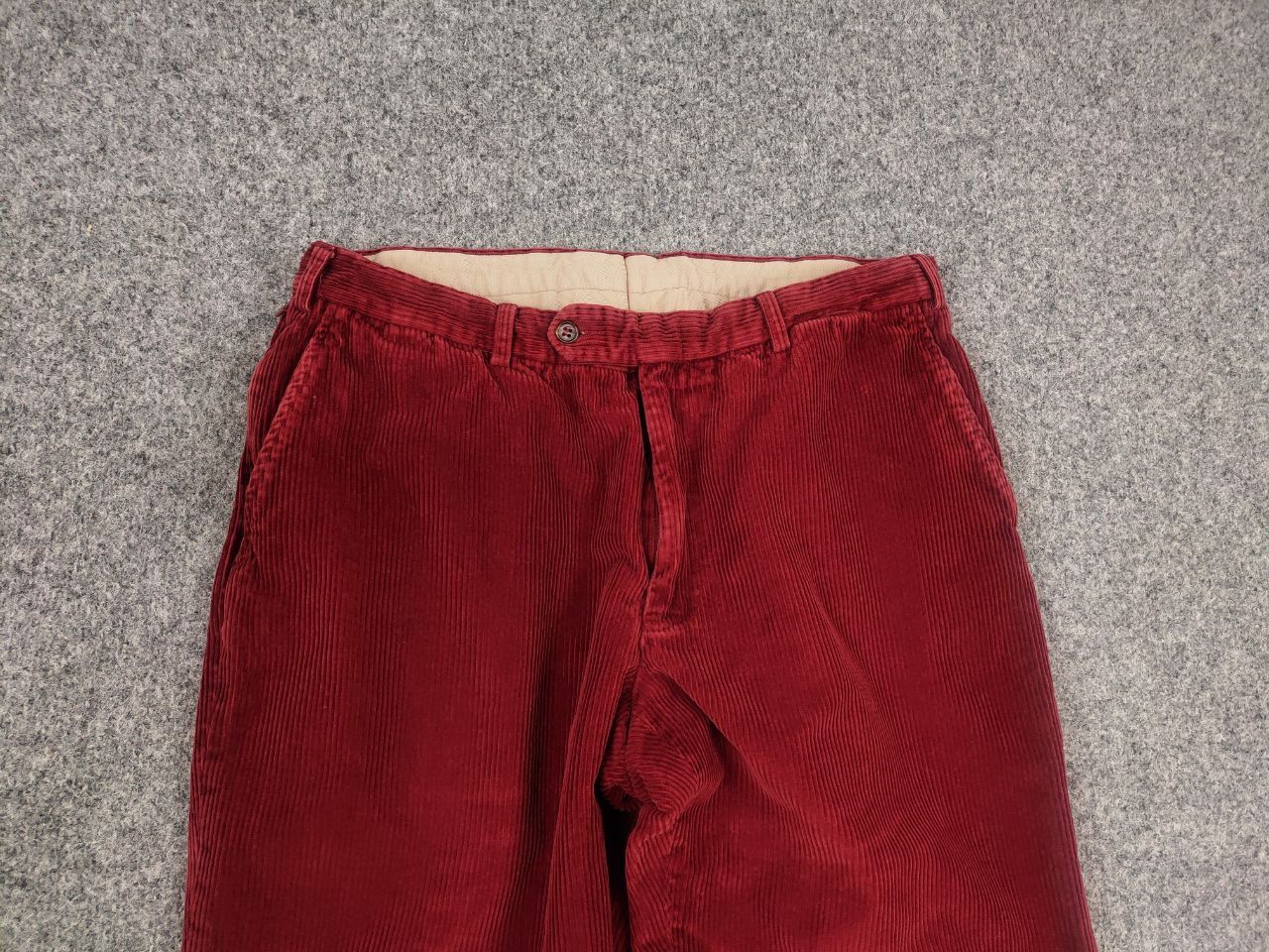 Burberry Burberry London Vintage Corduroy Dark Red Trouser Pants Size US 34 / EU 50 - 10 Thumbnail