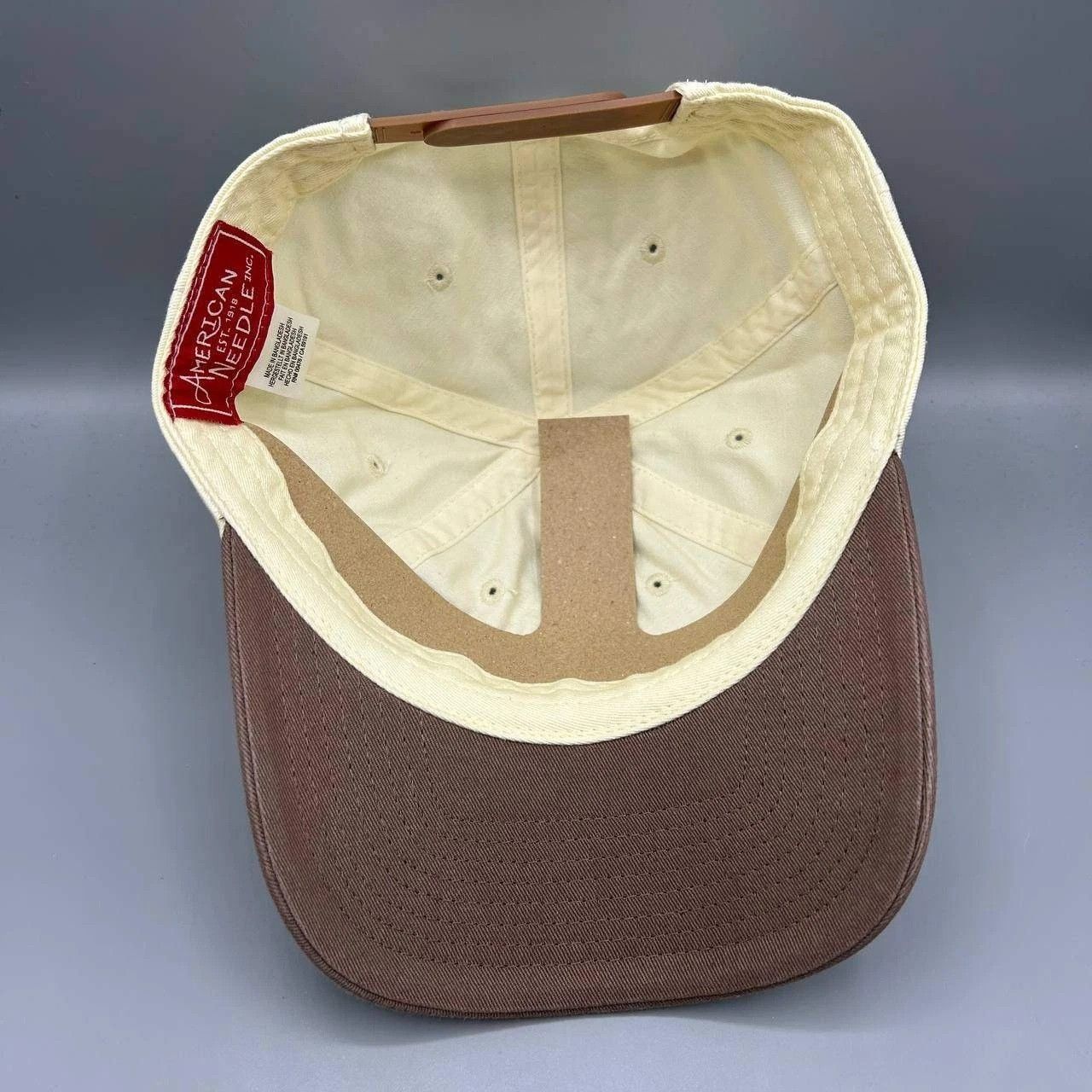 American Needle Vintage Paris Hat Men Brown Snap Back Cap Cotton New Size ONE SIZE - 2 Thumbnail