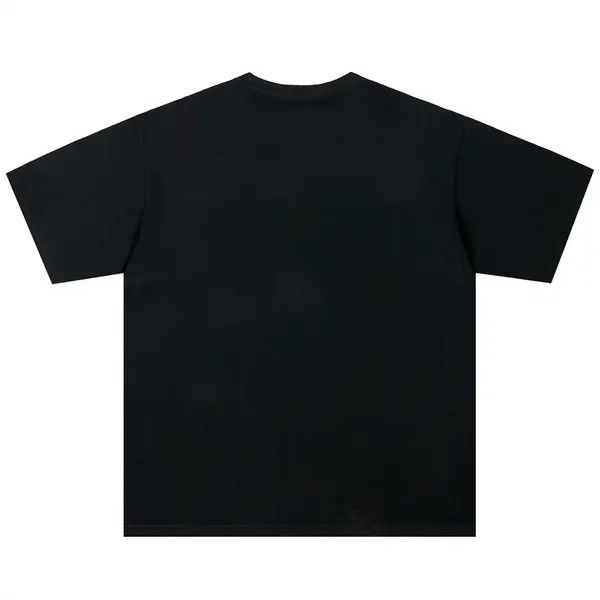 Japanese Brand Kon Cartoon silhouette print cotton round neck T-shirt Size US L / EU 52-54 / 3 - 5 Thumbnail