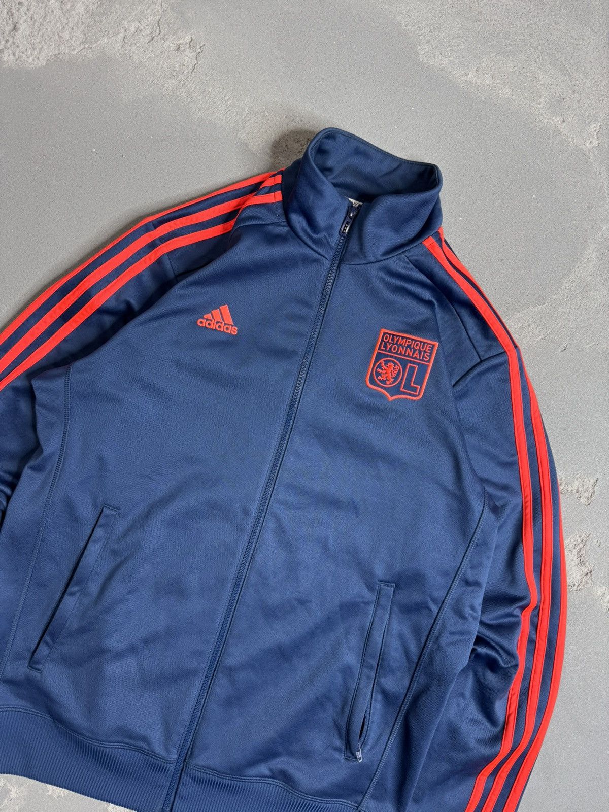 Adidas Adidas Olympique Lyonnais Track Jacket Size US M / EU 48-50 / 2 - 3 Thumbnail