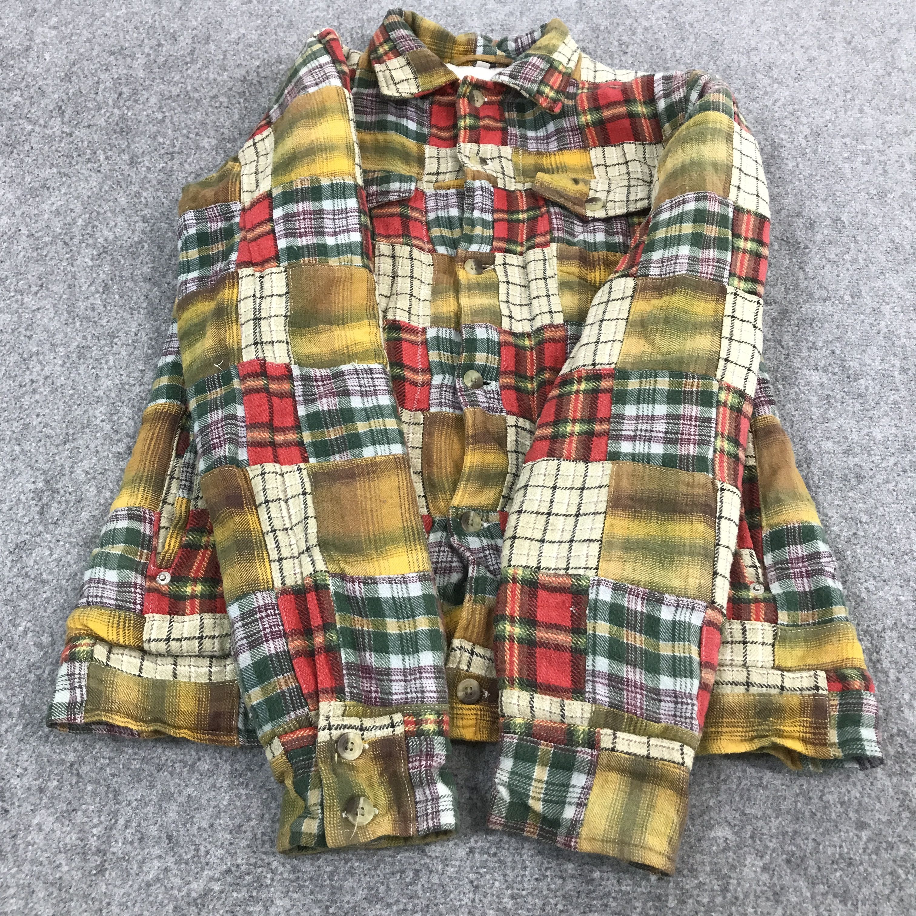 Designer × Japanese Brand JAPANESE BRAND PATCHWORK BUTTON UP JACKET Size US M / EU 48-50 / 2 - 8 Thumbnail