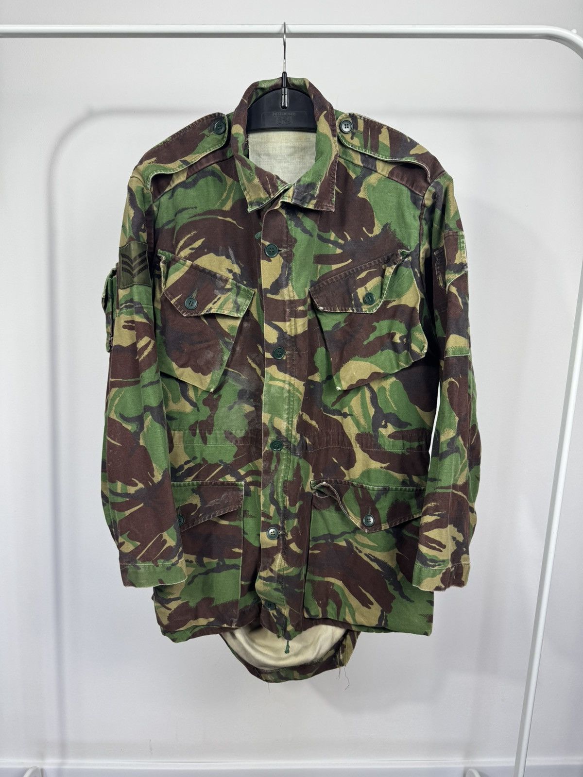Other Vintage British Army DPM Camo Combat Smock Military Jacket Size US L / EU 52-54 / 3 - 1 Thumbnail
