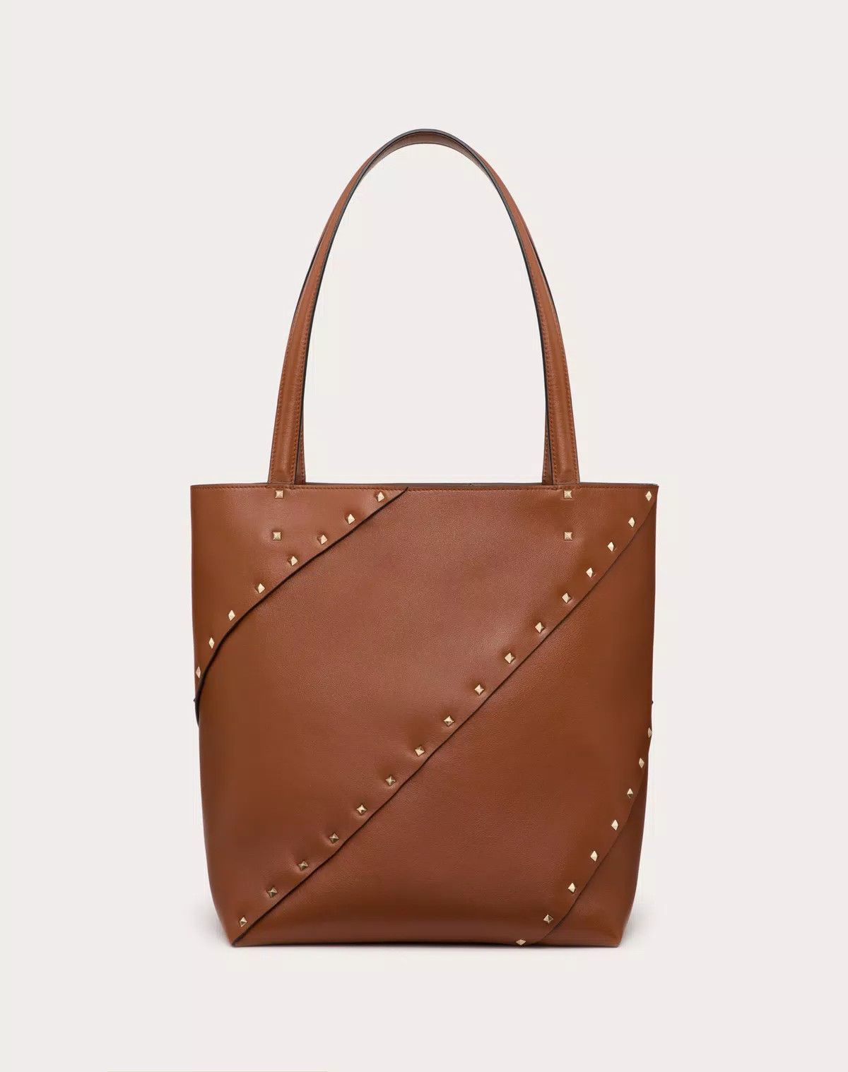 Valentino oc11z0725 Size:OS/ Wispy Shopping Bag In Calfskin in Brown Size ONE SIZE - 3 Thumbnail