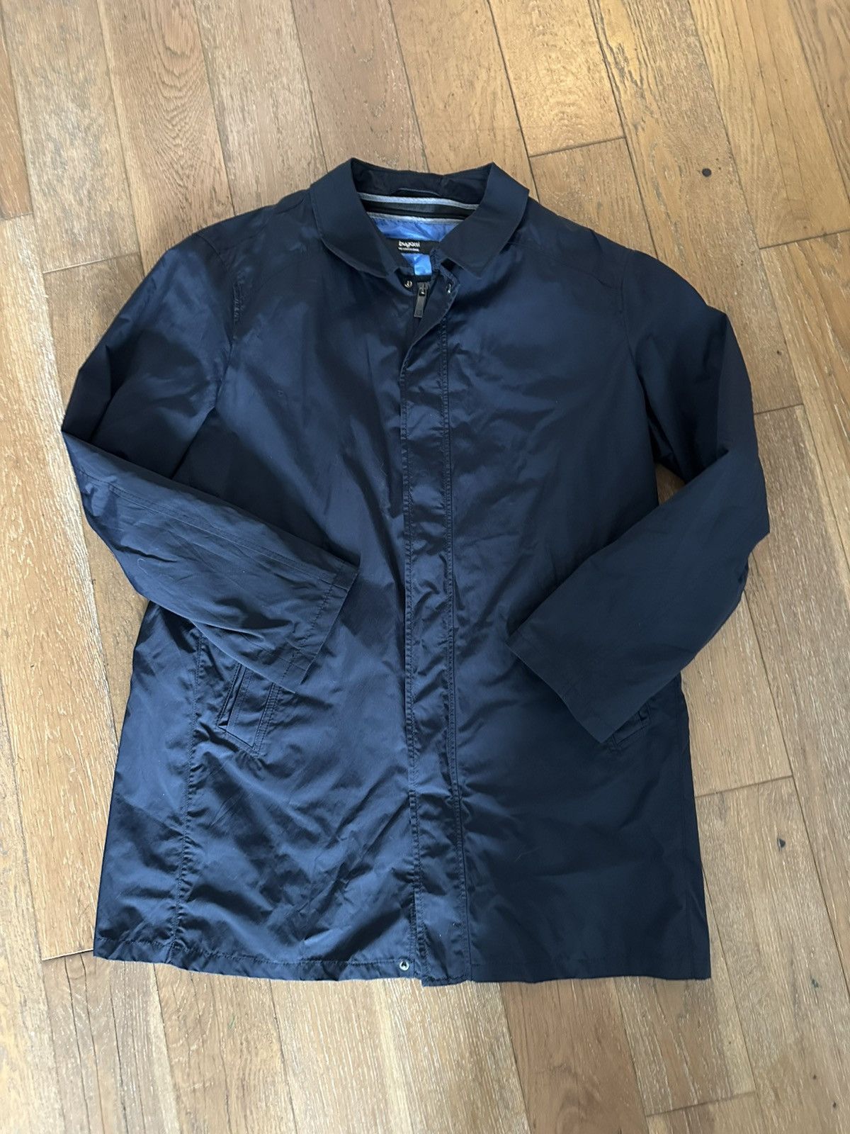 Bugatti Bugatti Germany Navy Lightweight Overcoat EU 54 Size US L / EU 52-54 / 3 - 14 Thumbnail