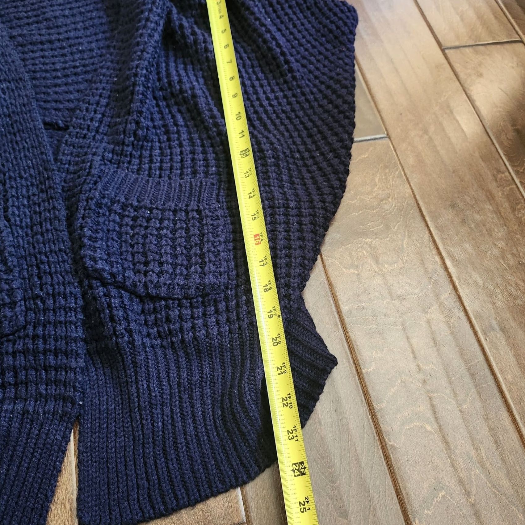 Celine Feline Women's Navy Blue Knit Open Front Sleeveless Cardigan - Size Small Size S / US 4 / IT 40 - 5 Thumbnail