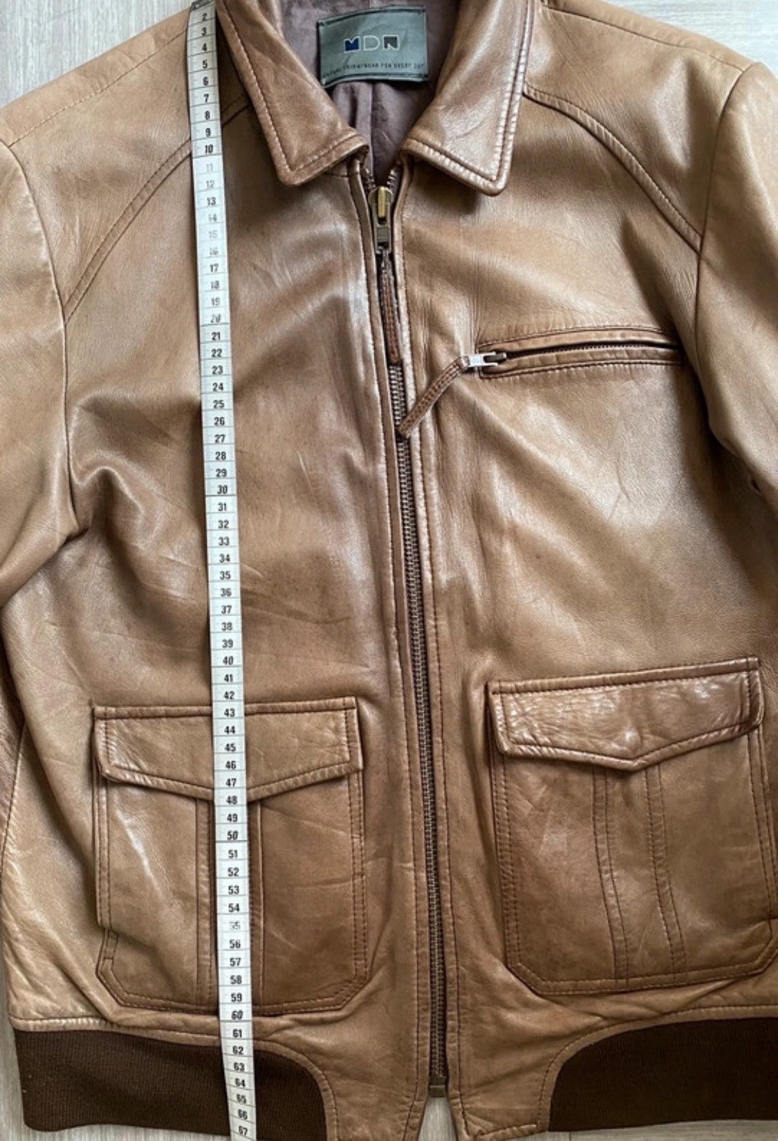 Vintage veste en cuir vintage marron Size US M / EU 48-50 / 2 - 5 Thumbnail