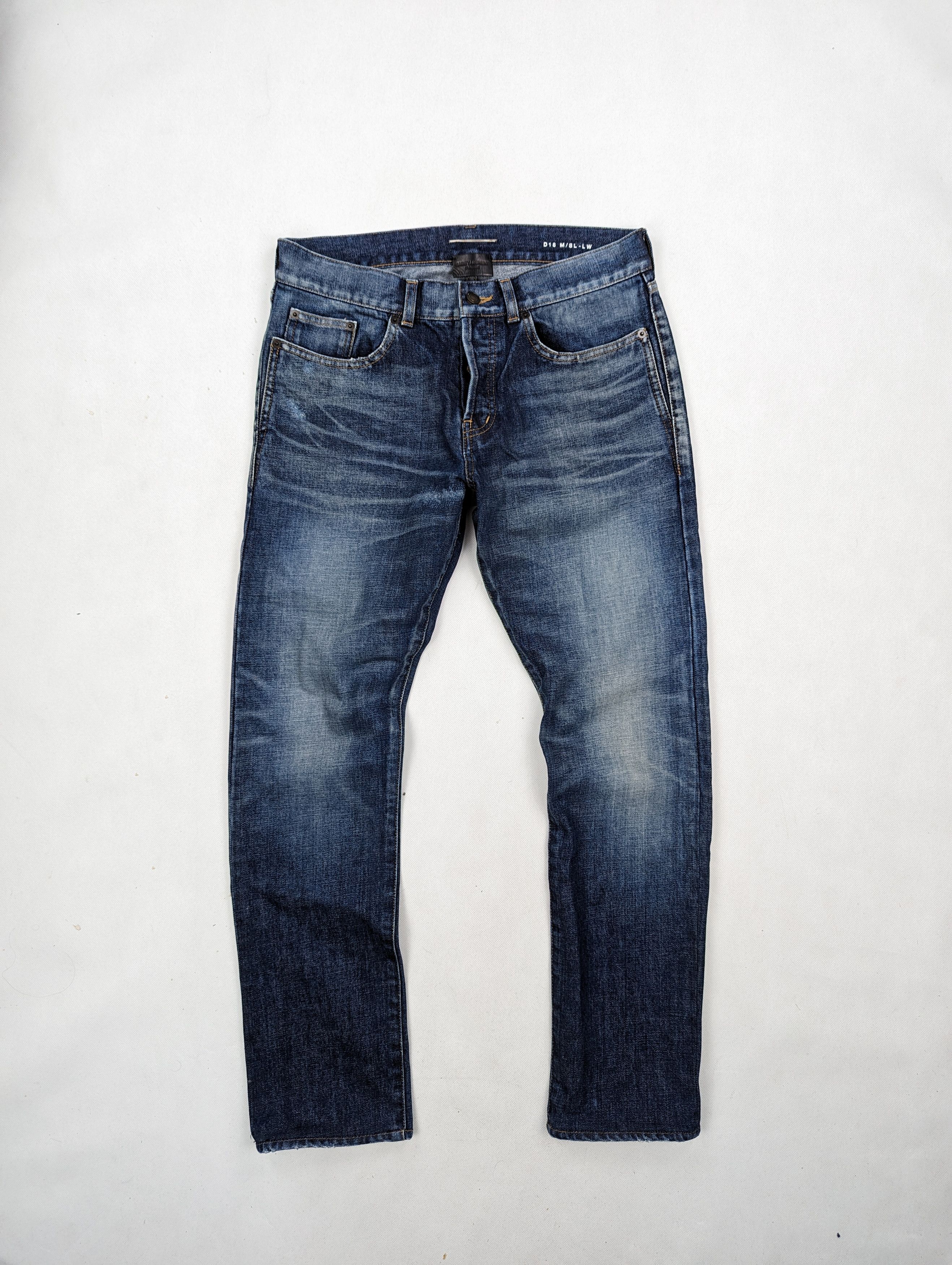 image of Saint Laurent Paris Saint Laurent Denim Jeans Pants 30 M in Navy, Men's (Size 32)