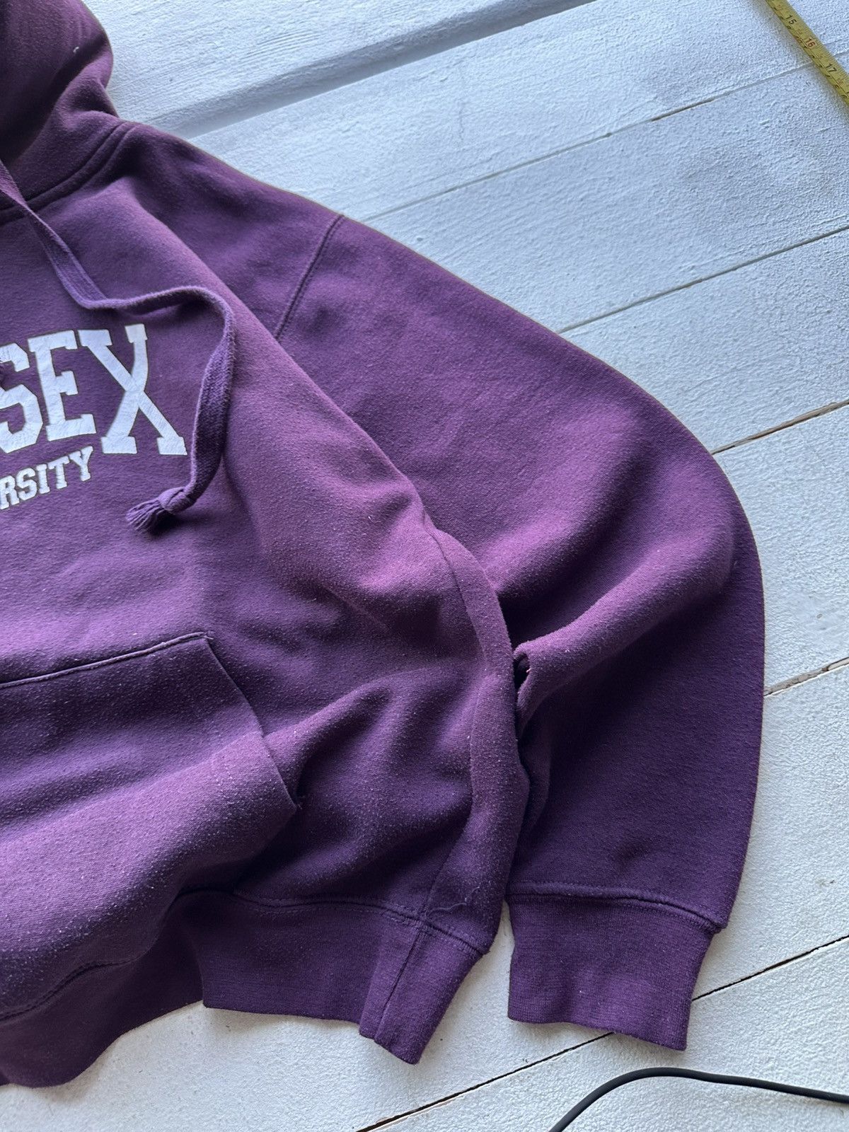 Vintage 🚨Vintage SUSSEX University USA Sweater Hoodie RARE BIG LOGO Size US M / EU 48-50 / 2 - 3 Thumbnail