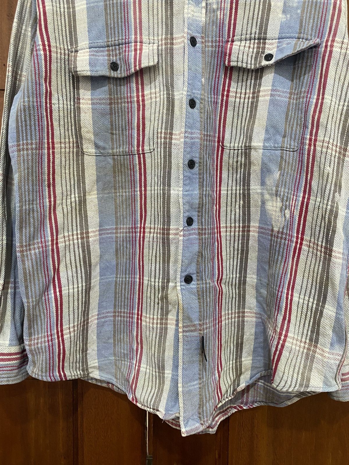 RRL Ralph Lauren Vintage Double Rrl Ralph Lauren Flannel Distressed Size US M / EU 48-50 / 2 - 4 Thumbnail