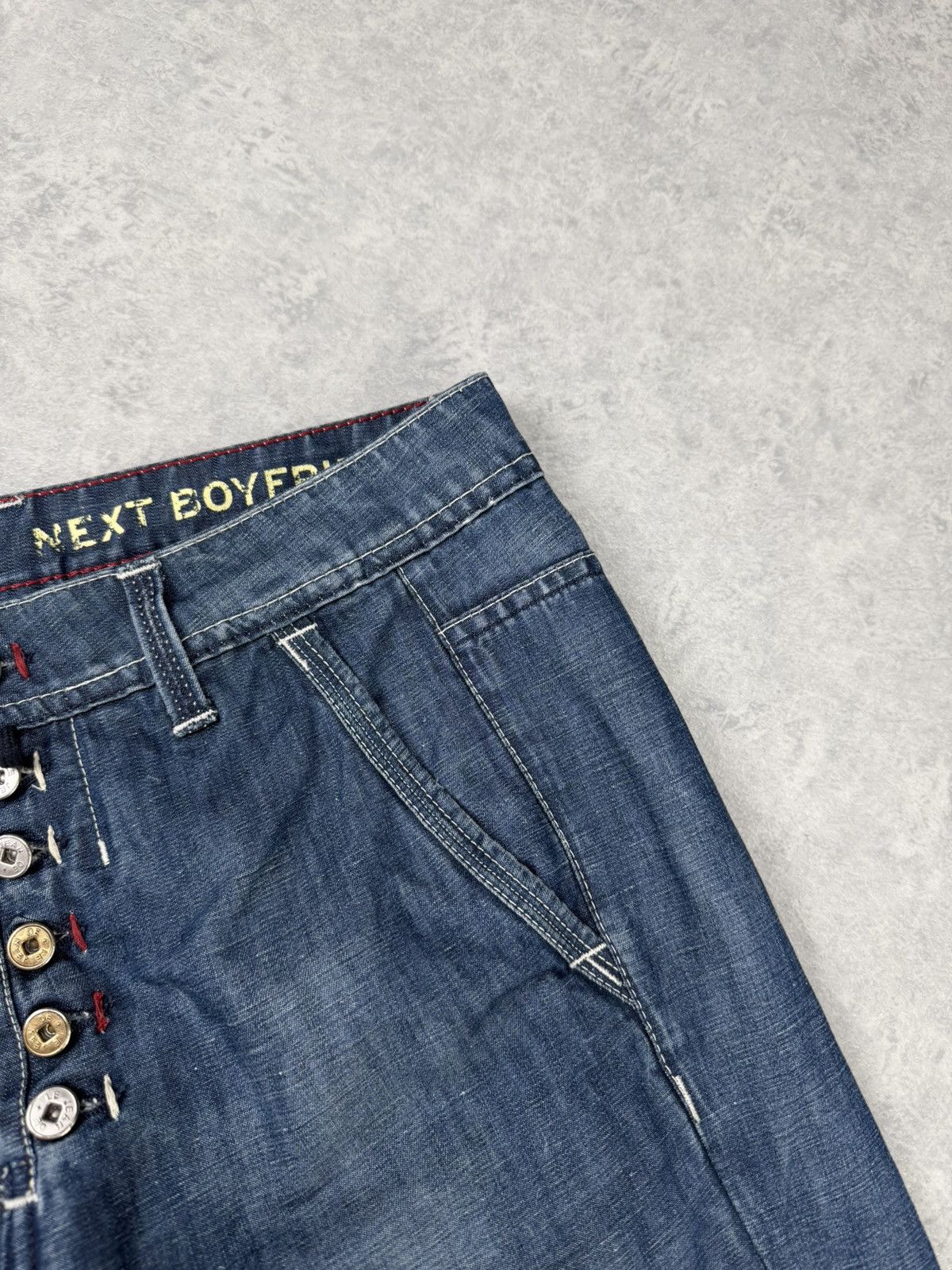 Marithe + Francois Girbaud Marithe Francois Girbaud Next Boyfriend Jeans Womens 28 Size 28" / US 6 / IT 42 - 5 Thumbnail