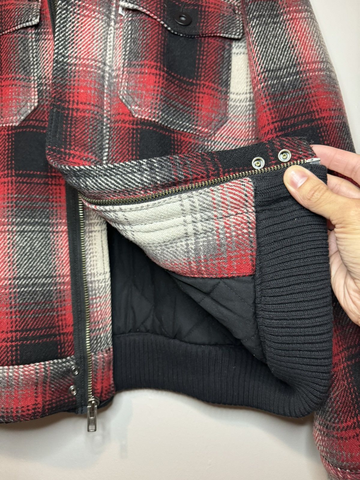 Levi's Vintage Clothing Levi Strauss Men’s Quilted Plaid Wool Jacket Size US S / EU 44-46 / 1 - 9 Thumbnail