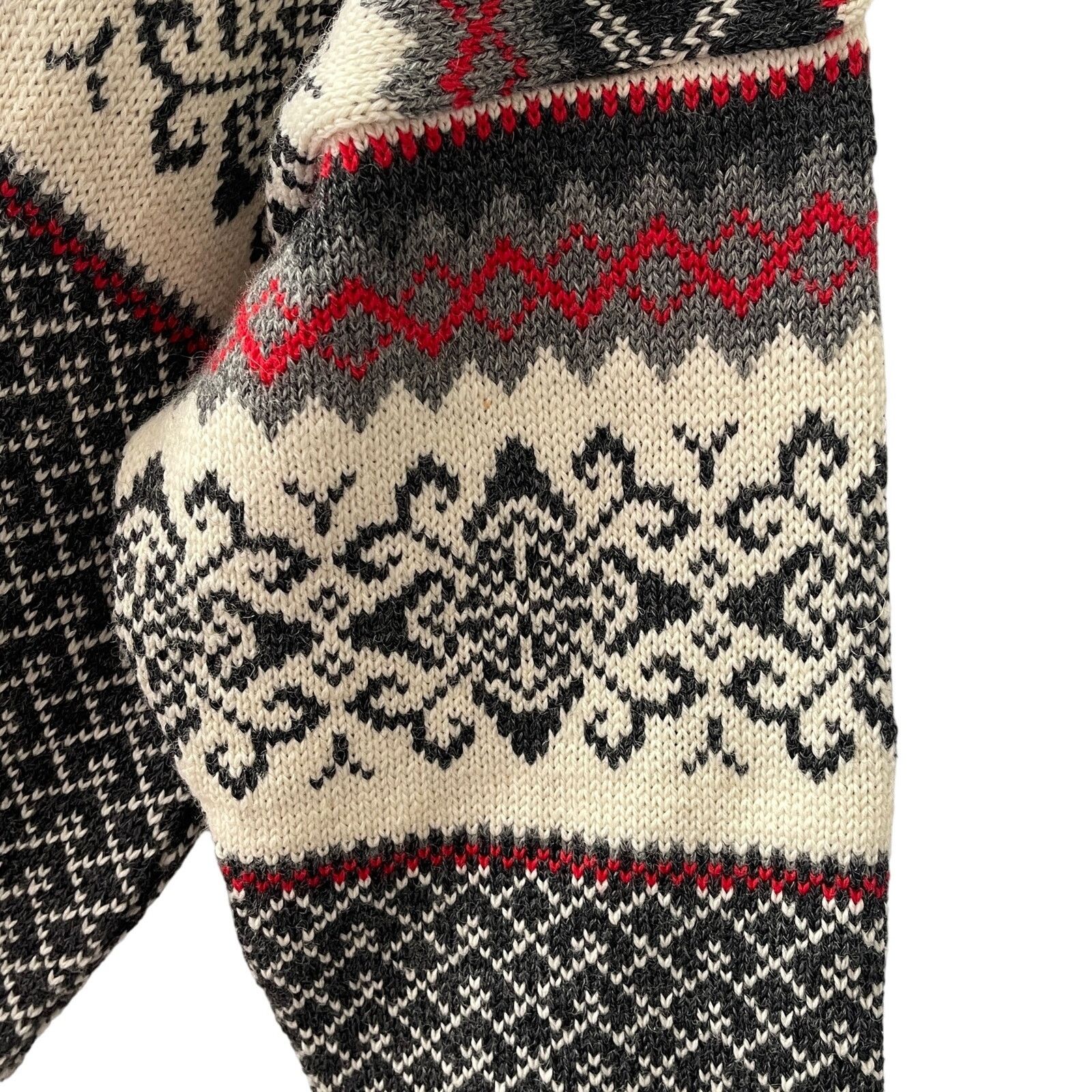 Vintage Nordstrikk Traditional Norwegian Mock Neck Sweater Size L Size US L / EU 52-54 / 3 - 6 Thumbnail
