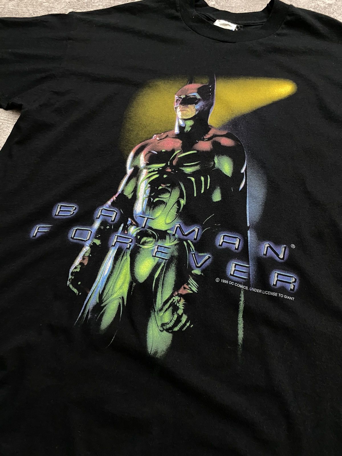 DC Comics × Vintage 🦇BATMAN FOREVER t shirt 1995 DC COMICS Size US XL / EU 56 / 4 - 4 Thumbnail