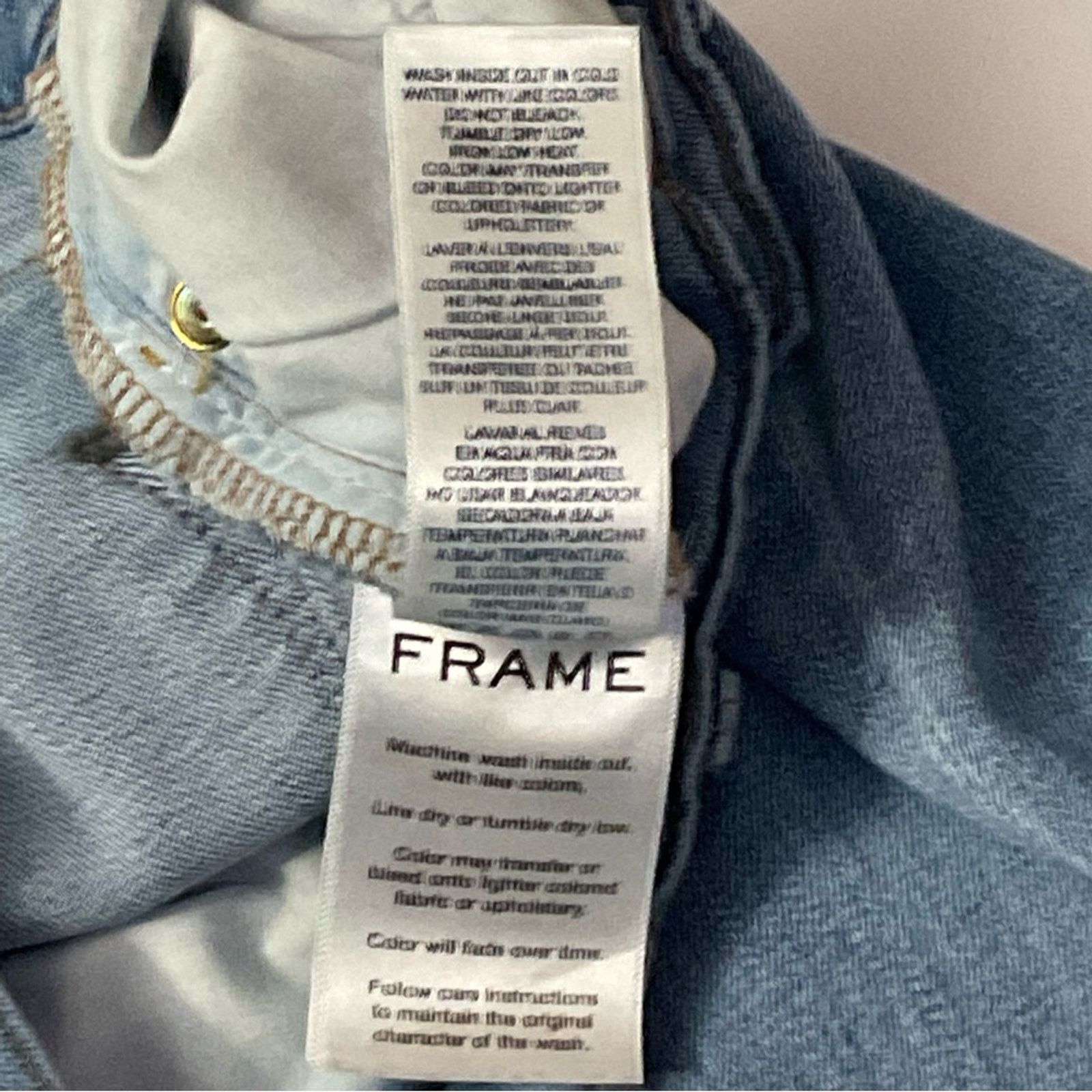 Frame FRAME Denim Le High Skinny Blue Jean 27 Size 27" / US 4 / IT 40 - 11 Thumbnail