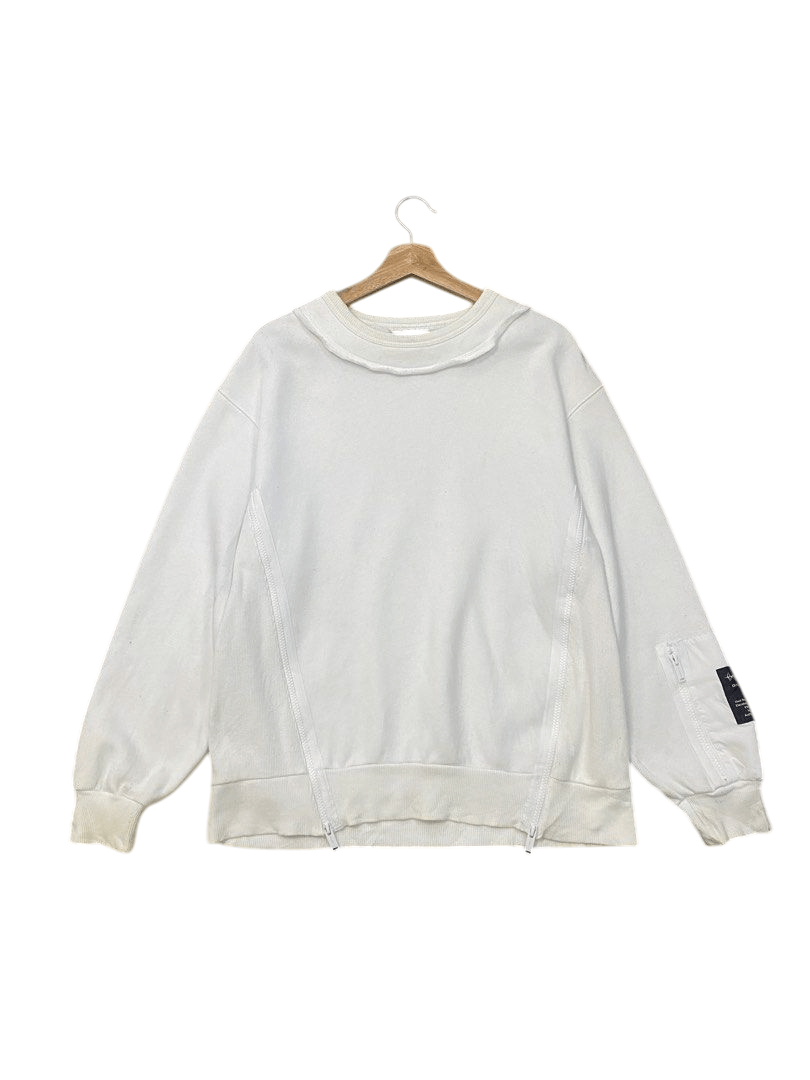 GU × Undercover Vintage GU X Undercover White Crewneck Size US M / EU 48-50 / 2 - 1 Thumbnail
