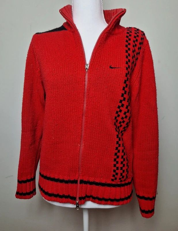 Nike Vintage Nike zipped cardigan 90s y2k 2000s swag Size M / US 6-8 / IT 42-44 - 2 Thumbnail
