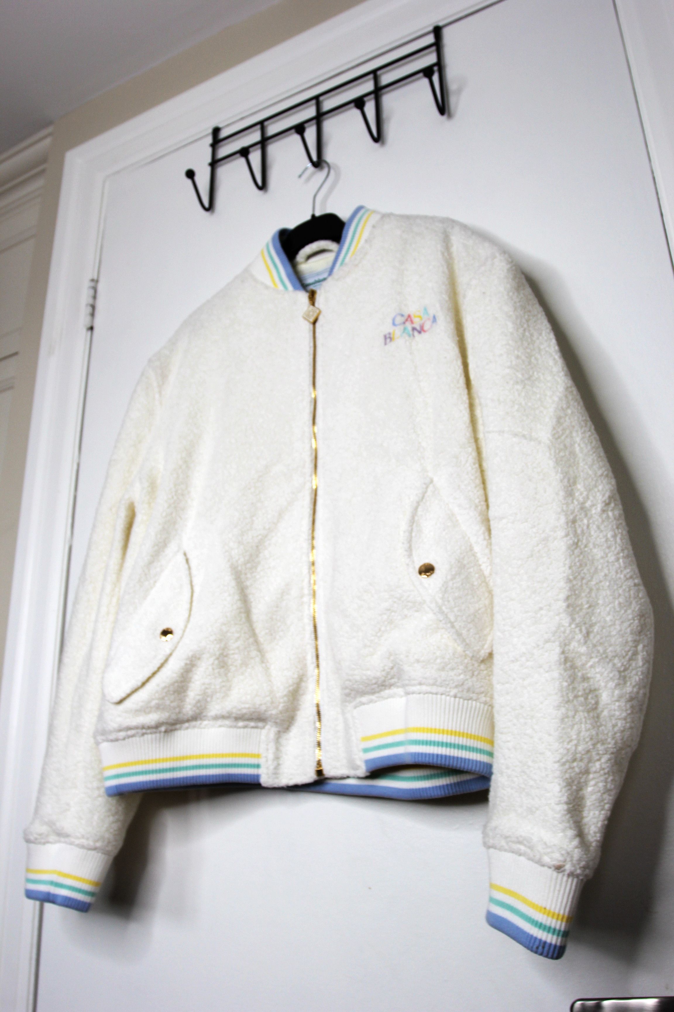 Casablanca BNWT AW24 CASABLANCA MAISON PASTELLE BOMBER JACKET L Size US L / EU 52-54 / 3 - 5 Thumbnail