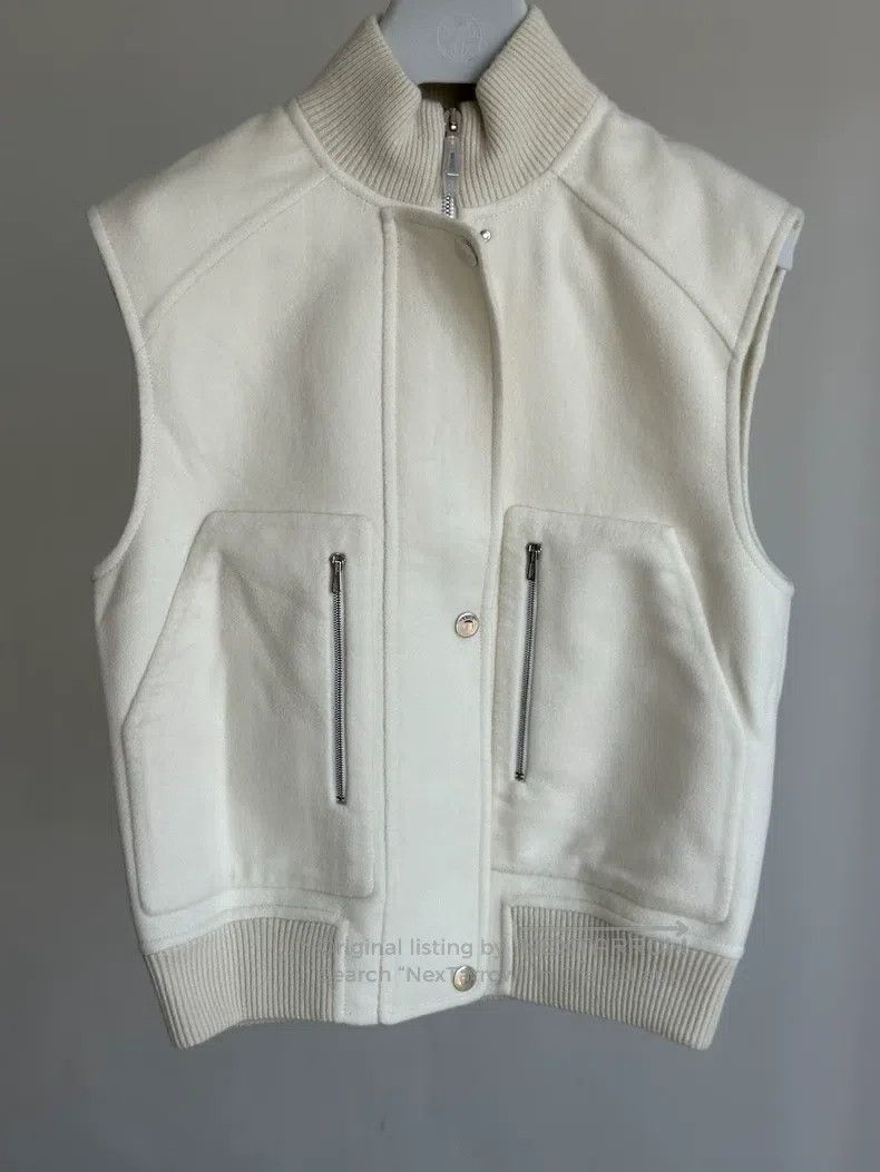 Hermes Hermes 25 Autumn/Winter ladies' cashmere vest coat Size XXS / US 00 / IT 34 - 1 Thumbnail