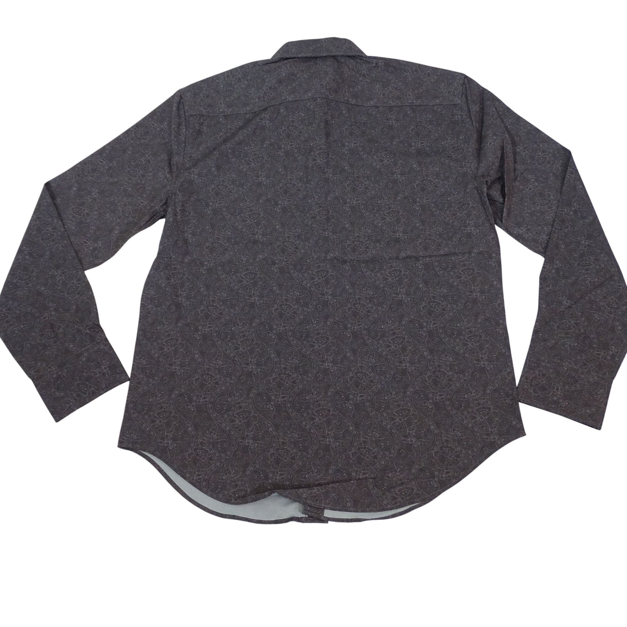 Other Society Of Threads Slim Grey Paisley Shirt Size S Stretch Size US S / EU 44-46 / 1 - 5 Thumbnail