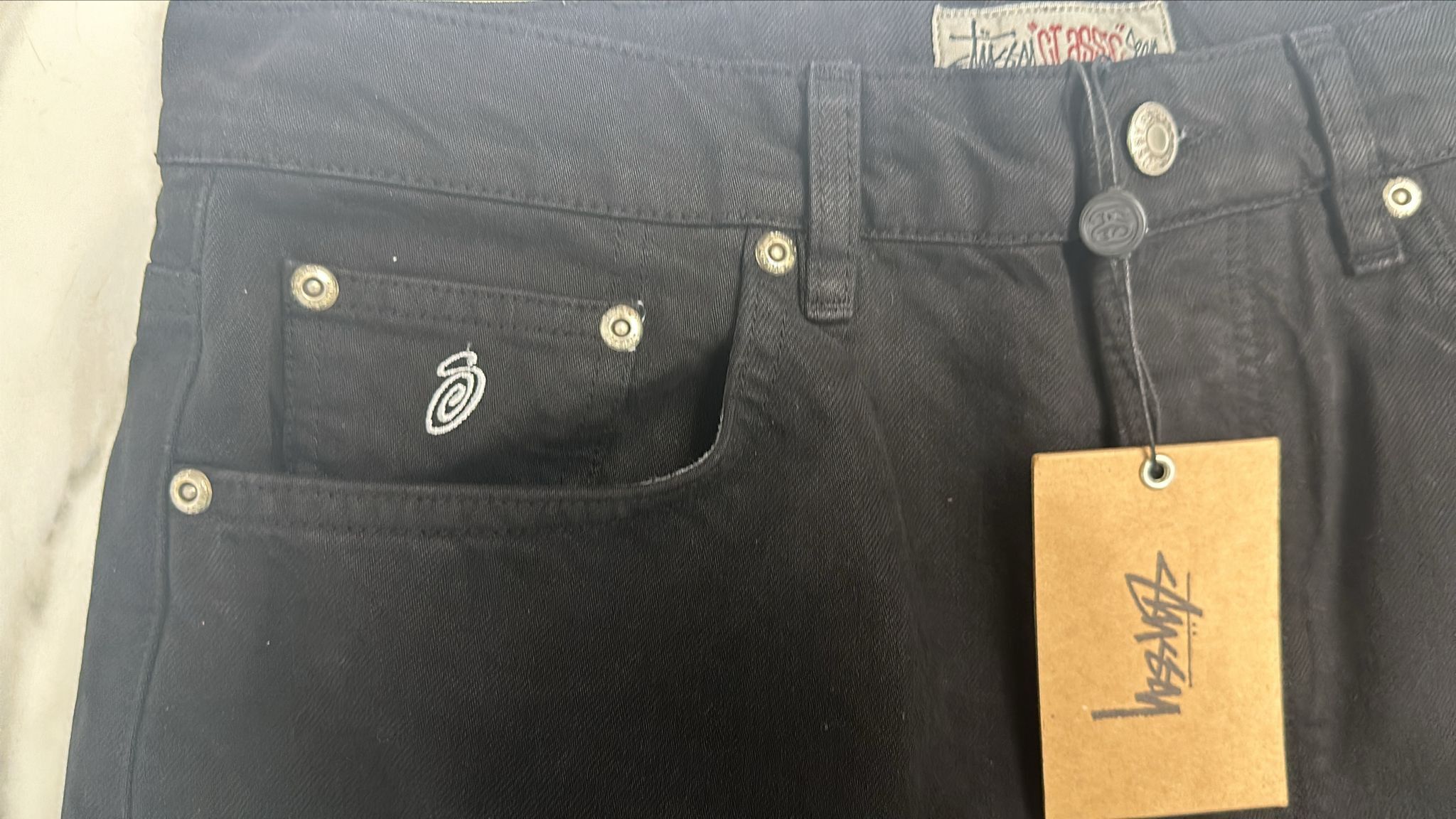 Stussy × Vintage Stüssy Classic Jean Size 30 Black Size US 30 / EU 46 - 3 Thumbnail