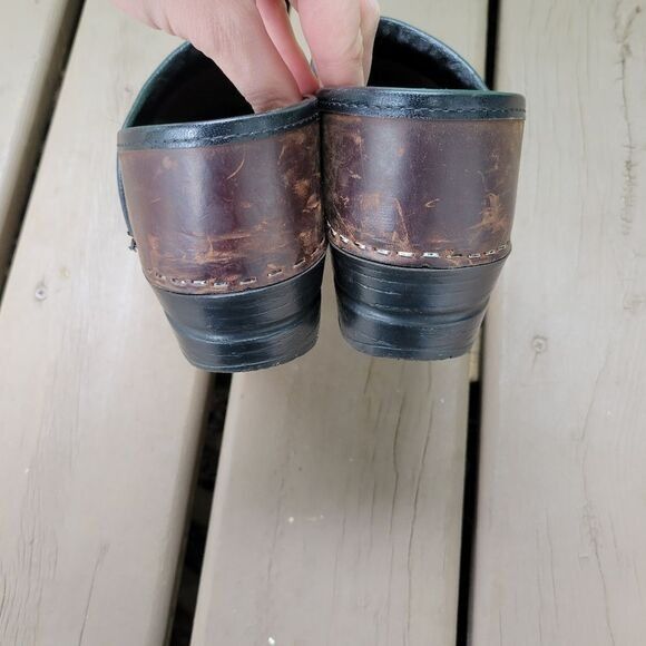 Dansko Dansko Professional Classic Brown Oiled Leather Platform Dis Size US 7.5 / IT 37.5 - 5 Thumbnail