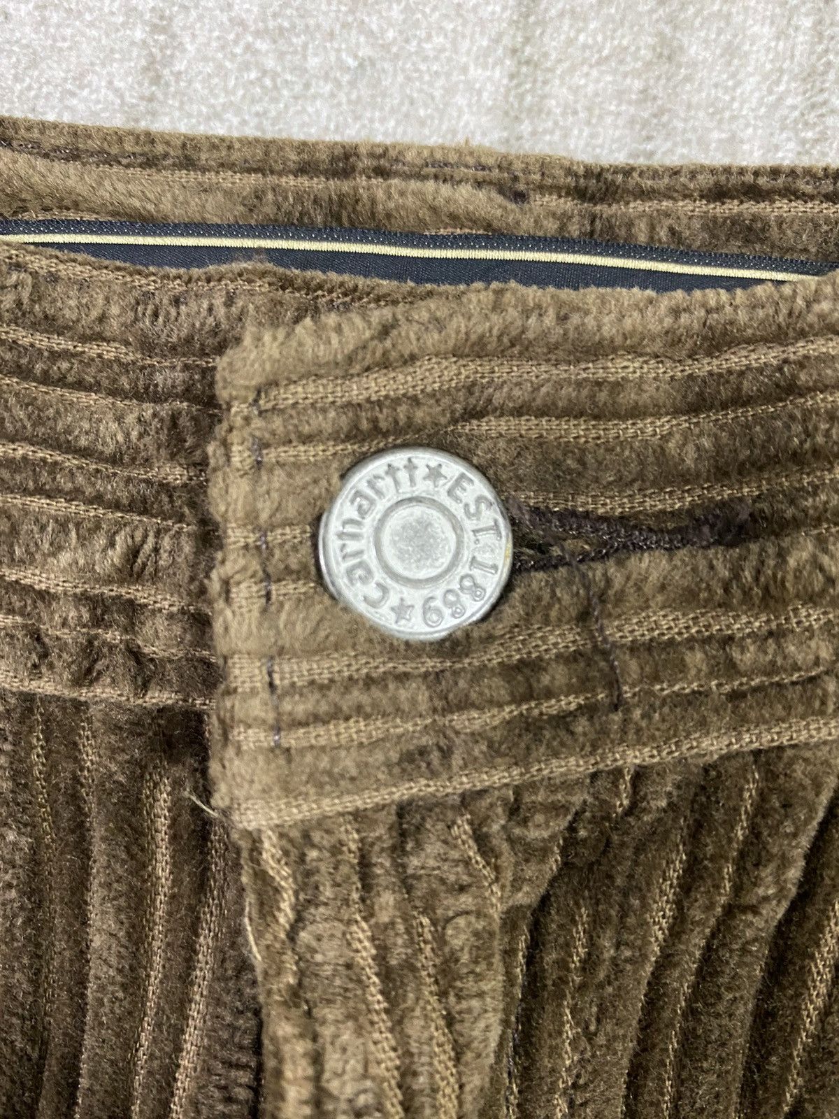Carhartt × Vintage Carhartt Lot 0895-68 W89 Velor Style Ribbed Conduroy style Size 34" / US 12 / IT 48 - 4 Thumbnail