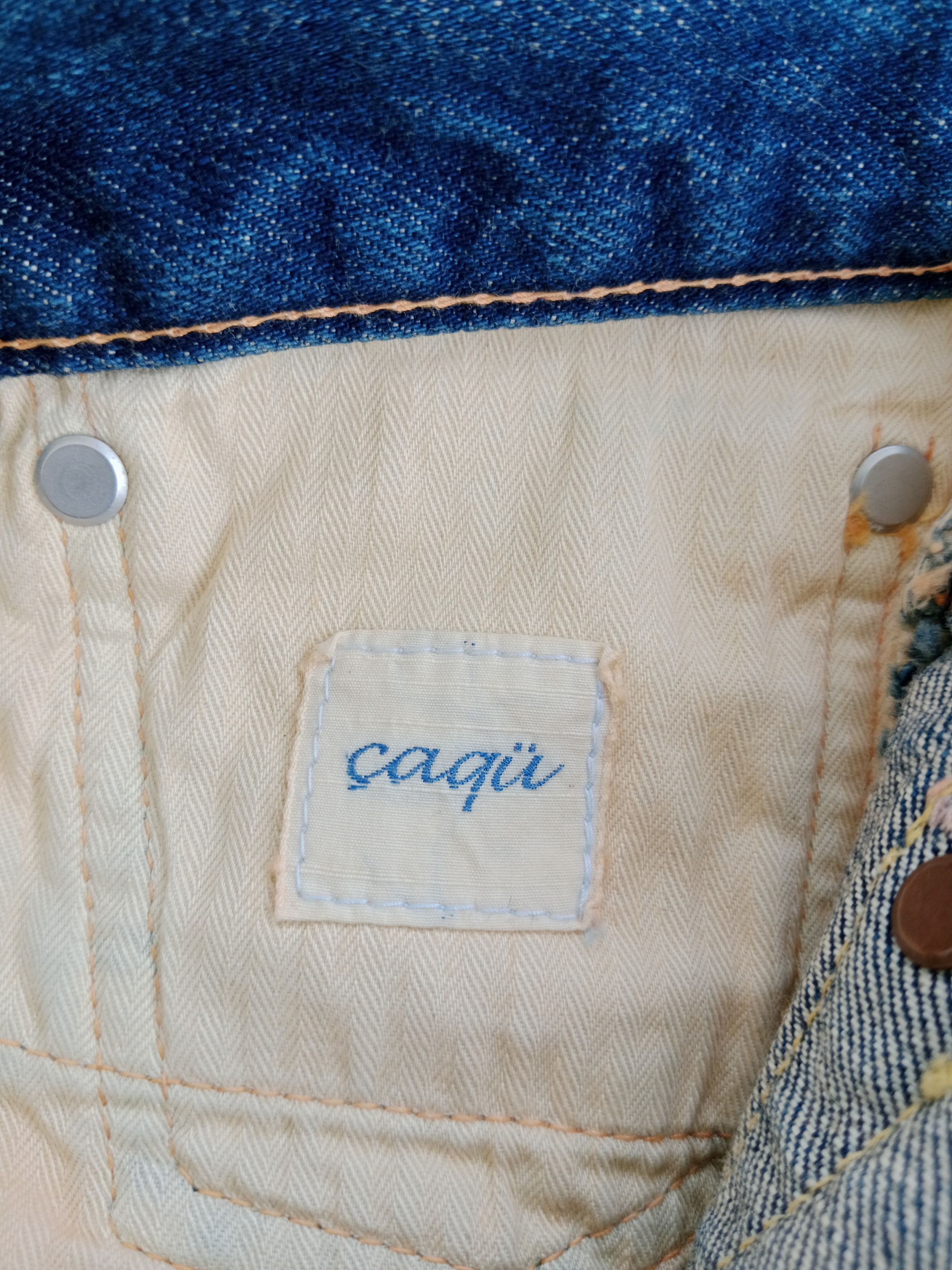 Japanese Brand Vintage Caqu Denim Skirts Selvedge Japanese Brand Size 29" - 8 Thumbnail