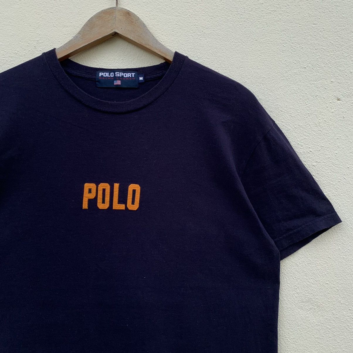 Polo Ralph Lauren × Vintage Vintage POLO RALPH LAUREN SPELLOUT EMBROIDERED LOGO T-shirt Size US M / EU 48-50 / 2 - 3 Thumbnail