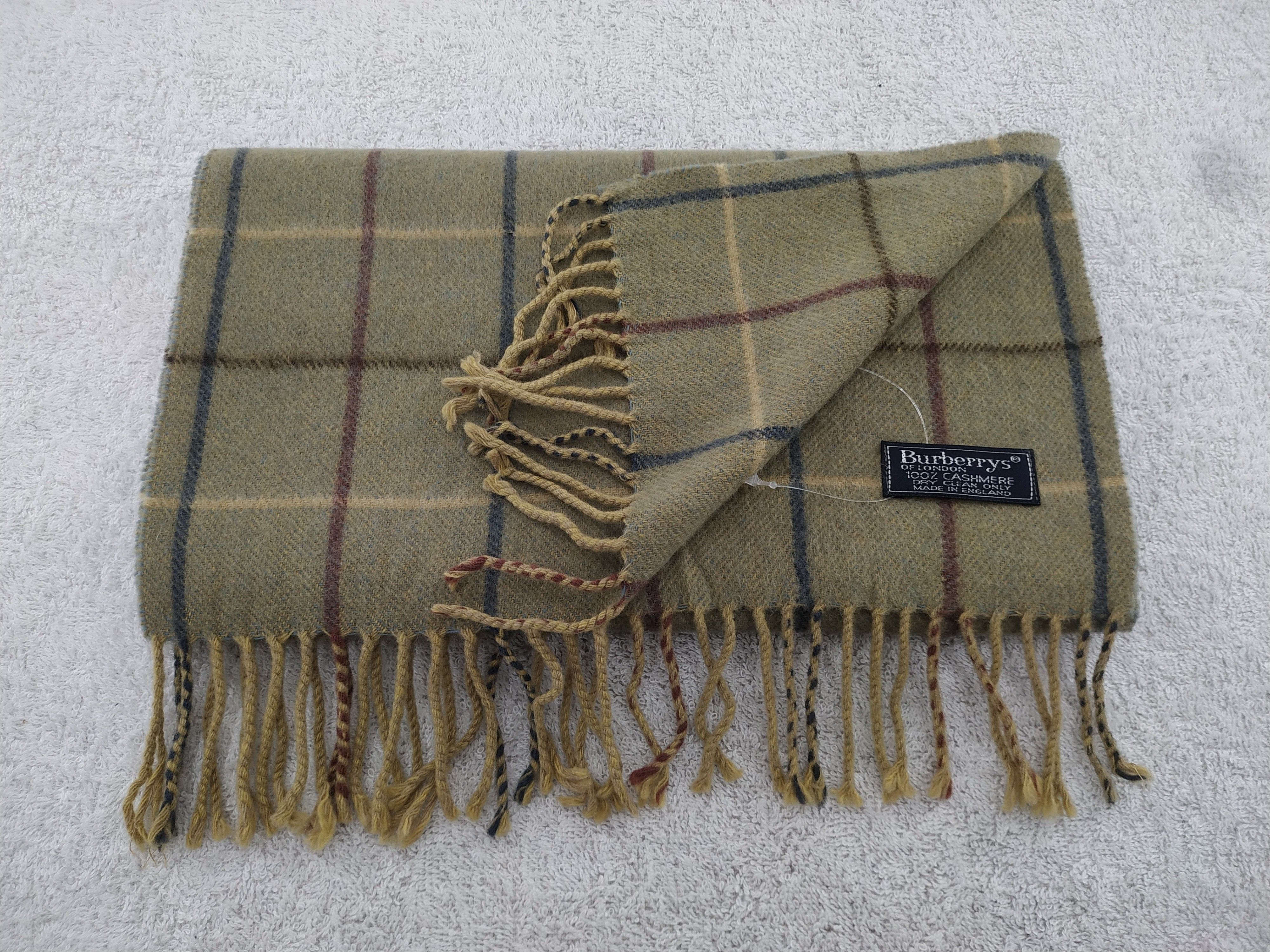 Burberry × Vintage Burberry Scarf / Muffler / Neckwear - WW455 Size ONE SIZE - 4 Thumbnail