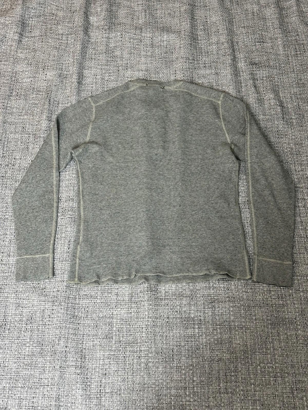 Wallace & Barnes Wallace & Barnes Long Sleeve Knit Henley Shirt Mens LT Gray Size US L / EU 52-54 / 3 - 5 Thumbnail