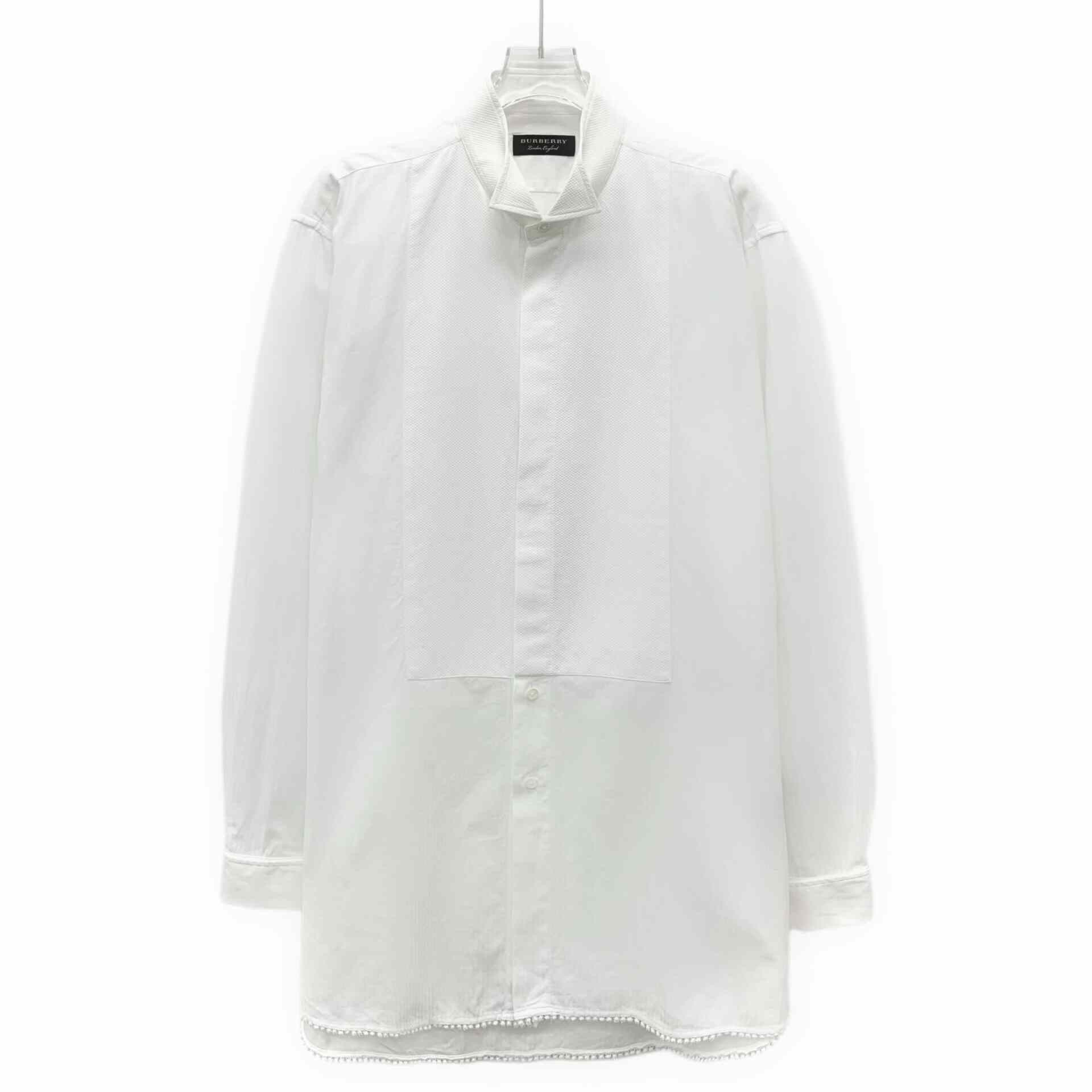 Burberry Burberry Cotton White Shirt 41 Men Size US M / EU 48-50 / 2 - 1 Thumbnail