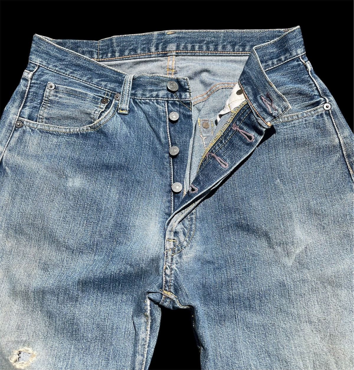 Japanese Brand 🔥Accept Binding Offer🔥 Buckayro Disstressed Denim Pants Size US 28 / EU 44 - 9 Thumbnail