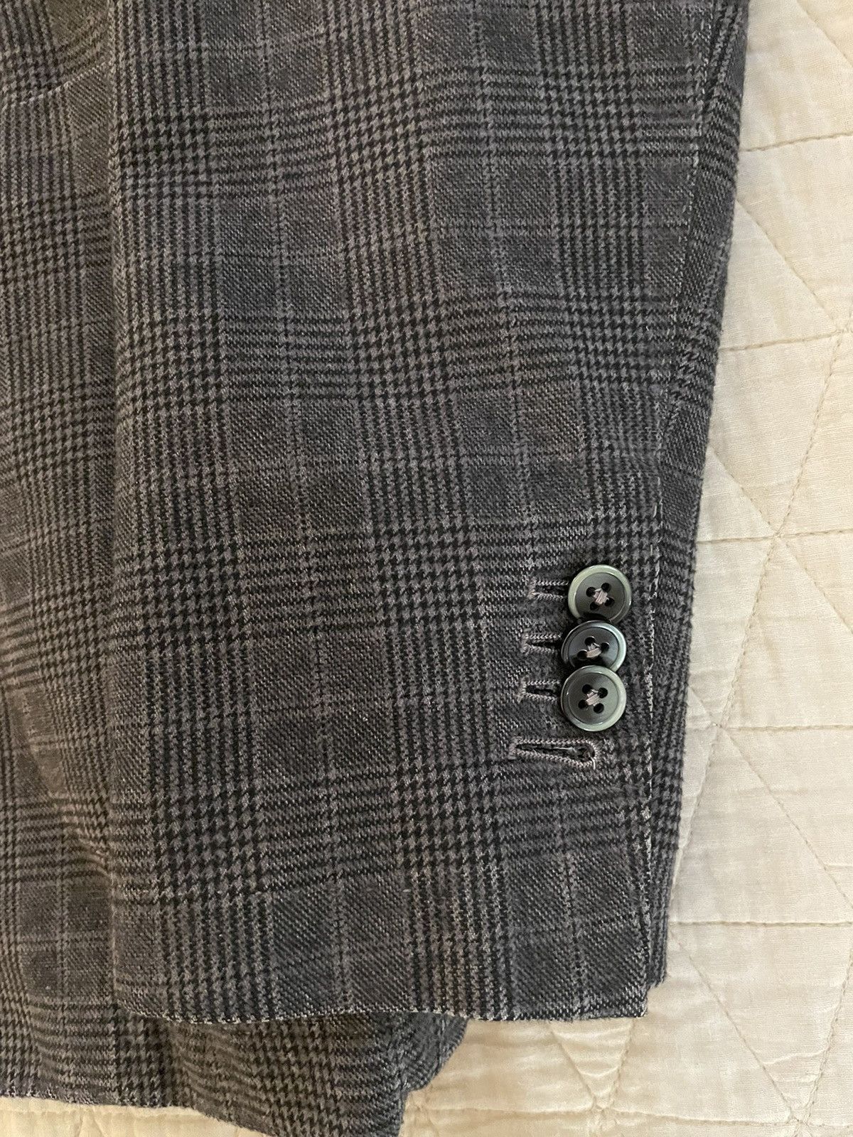 L.B.M. 1911 Prince of Wales Check Patch Pocket Jacket Size 40L - 2 Thumbnail