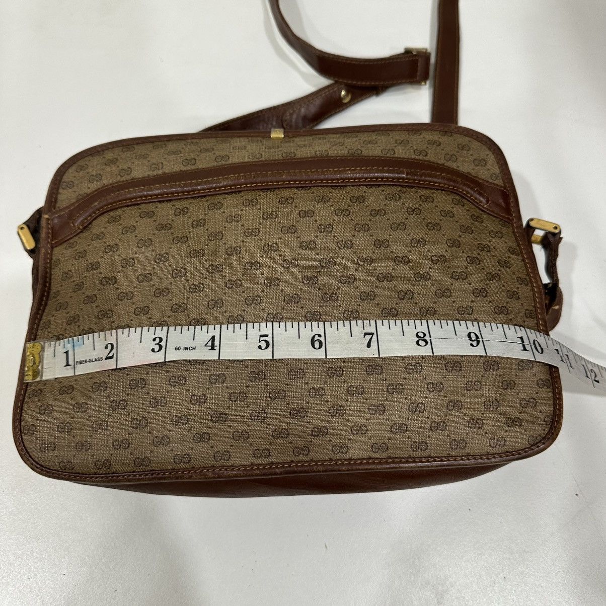 Gucci ‼️YES‼️ VINTAGE GUCCI BOX GG SMALL SHOULDER BAG Size ONE SIZE - 8 Thumbnail