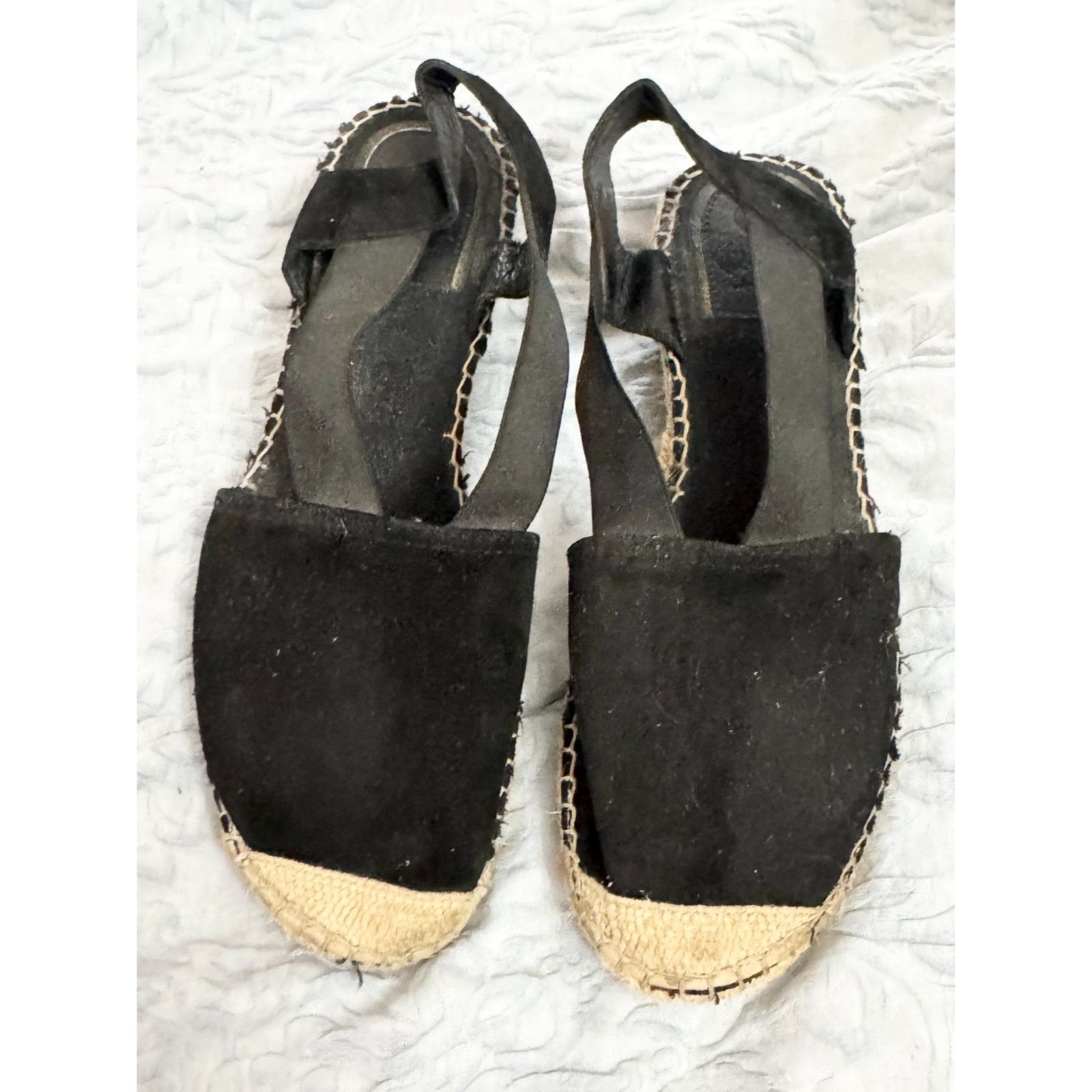 Other Vidarreta black suede slingback heel Espadrille Sandals 41 Size US 11 / IT 41 - 2 Thumbnail