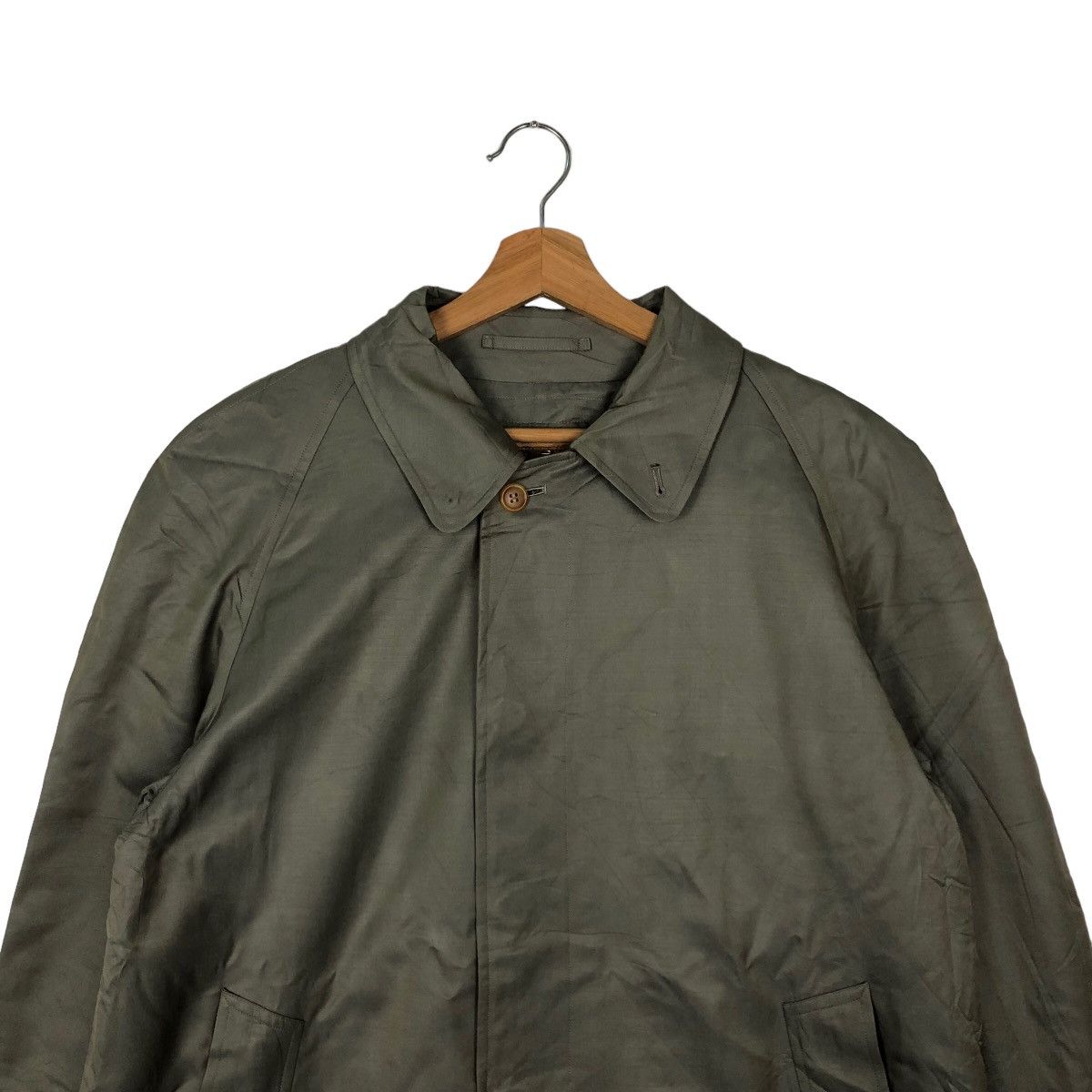 Burberry 🔥VINTAGE BURBERRYS TRENCH LONG COAT NOVA CHECK LINING Size US M / EU 48-50 / 2 - 3 Thumbnail