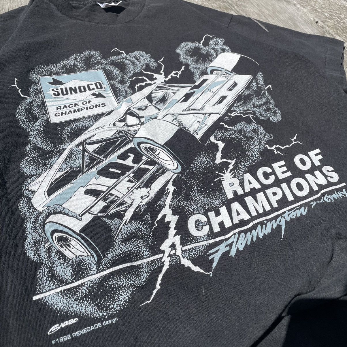 Fruit Of The Loom RARE Vintage 1992 Sunoco Race of Champions T-Shirt Size US L / EU 52-54 / 3 - 2 Thumbnail