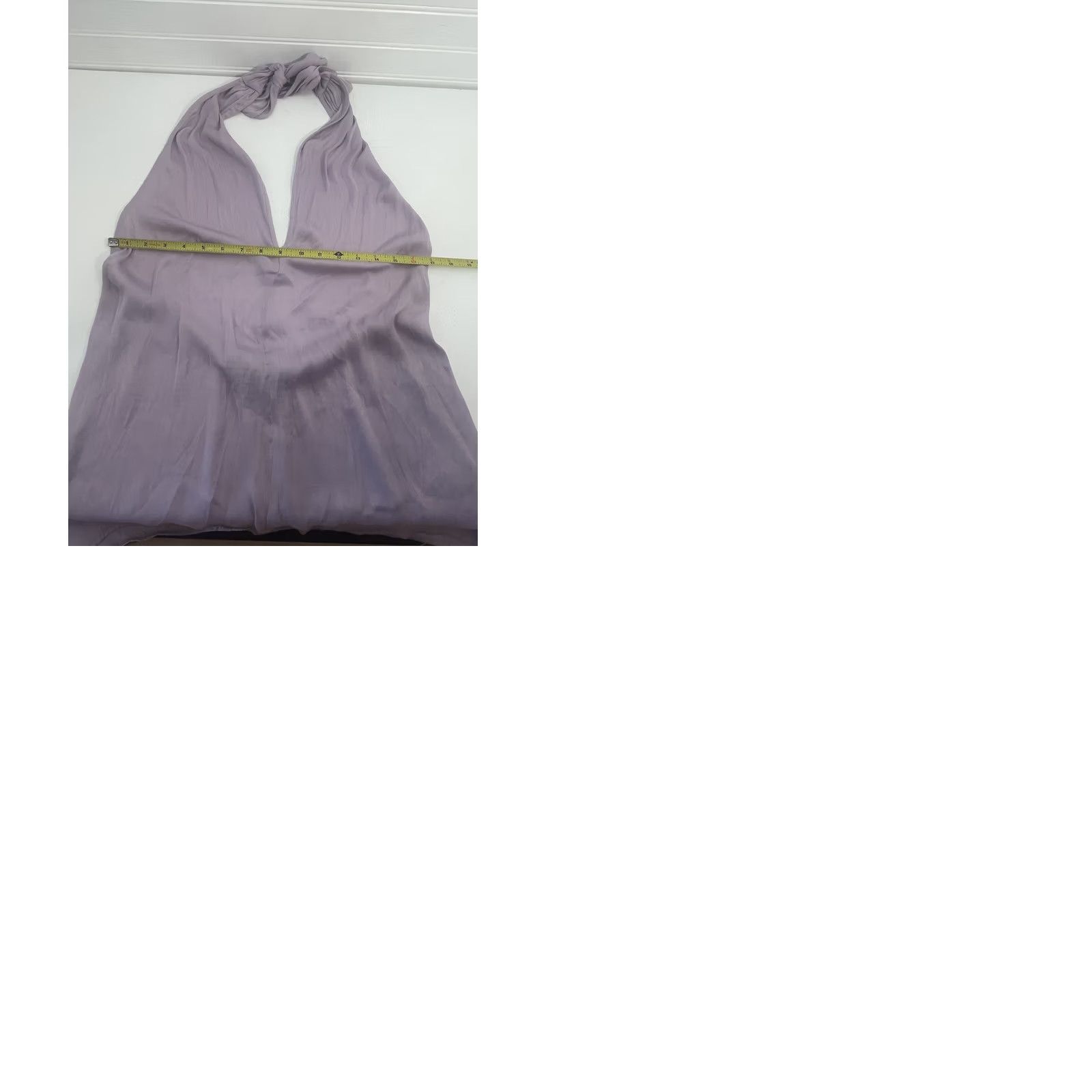 Banana Republic Banana Republic Sleeveless Tie Neck Blouse Women Small Lavender NWT New Size S / US 4 / IT 40 - 11 Thumbnail