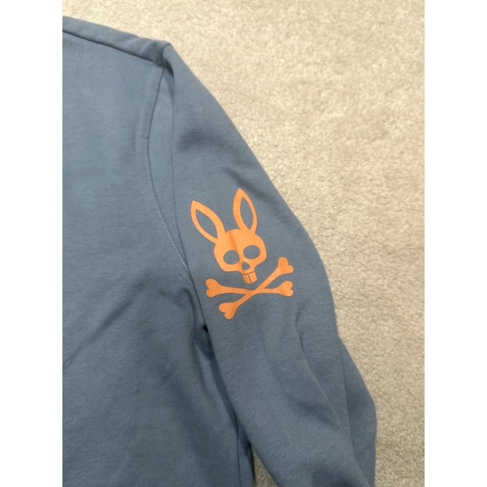Psycho Bunny Psycho Bunny 1/4 Zip Pullover Mens Small Blue Pullover Casual Activewear Sports Jacket Size US S / EU 44-46 / 1 - 4 Thumbnail