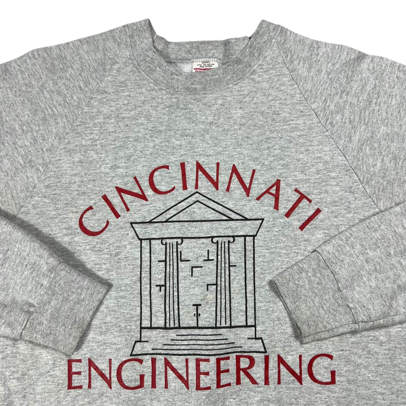 Vintage Vintage 1970s Belton Cincinnati Engineering crewneck (S/M) Size US M / EU 48-50 / 2 - 2 Thumbnail