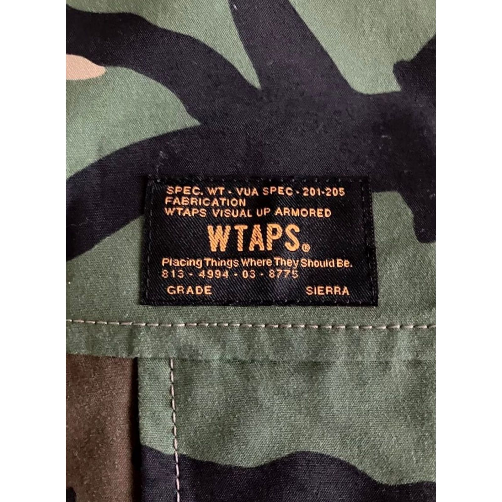 Wtaps WTAPS Jacket ECWCS 13SS 131GWDT-JKM02 Green Black Size:S Mens Nylon Tafteta Tetramex 68x48x44 Used Woodland 90s 2000s Size US S / EU 44-46 / 1 - 7 Thumbnail