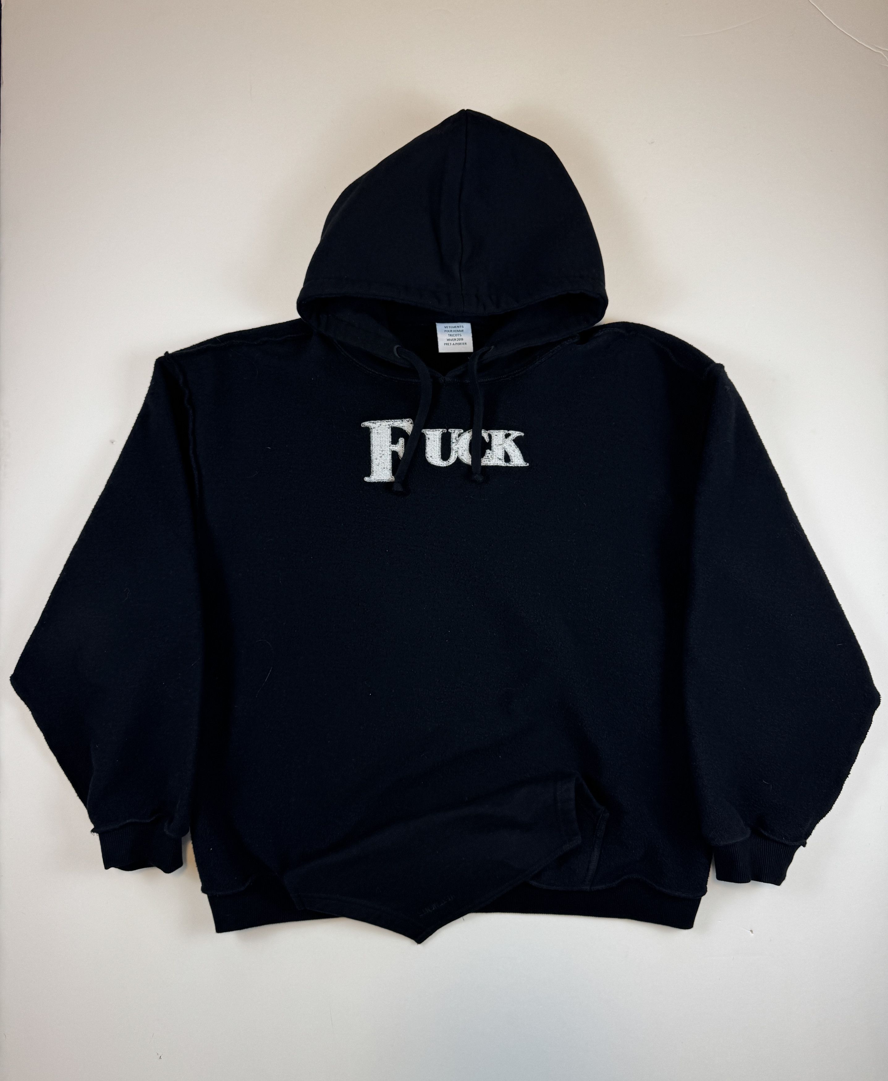 Vetements Vetements FUCK Definition Hoodie | Grailed