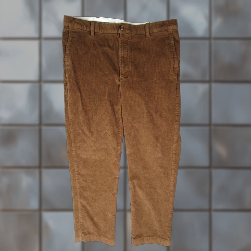 Vintage L.L. Bean Classic Corduroy Pants Mens 38 Brown 5-Pocket Chino Work 38x32 Size US 38 / EU 54 - 1 Thumbnail