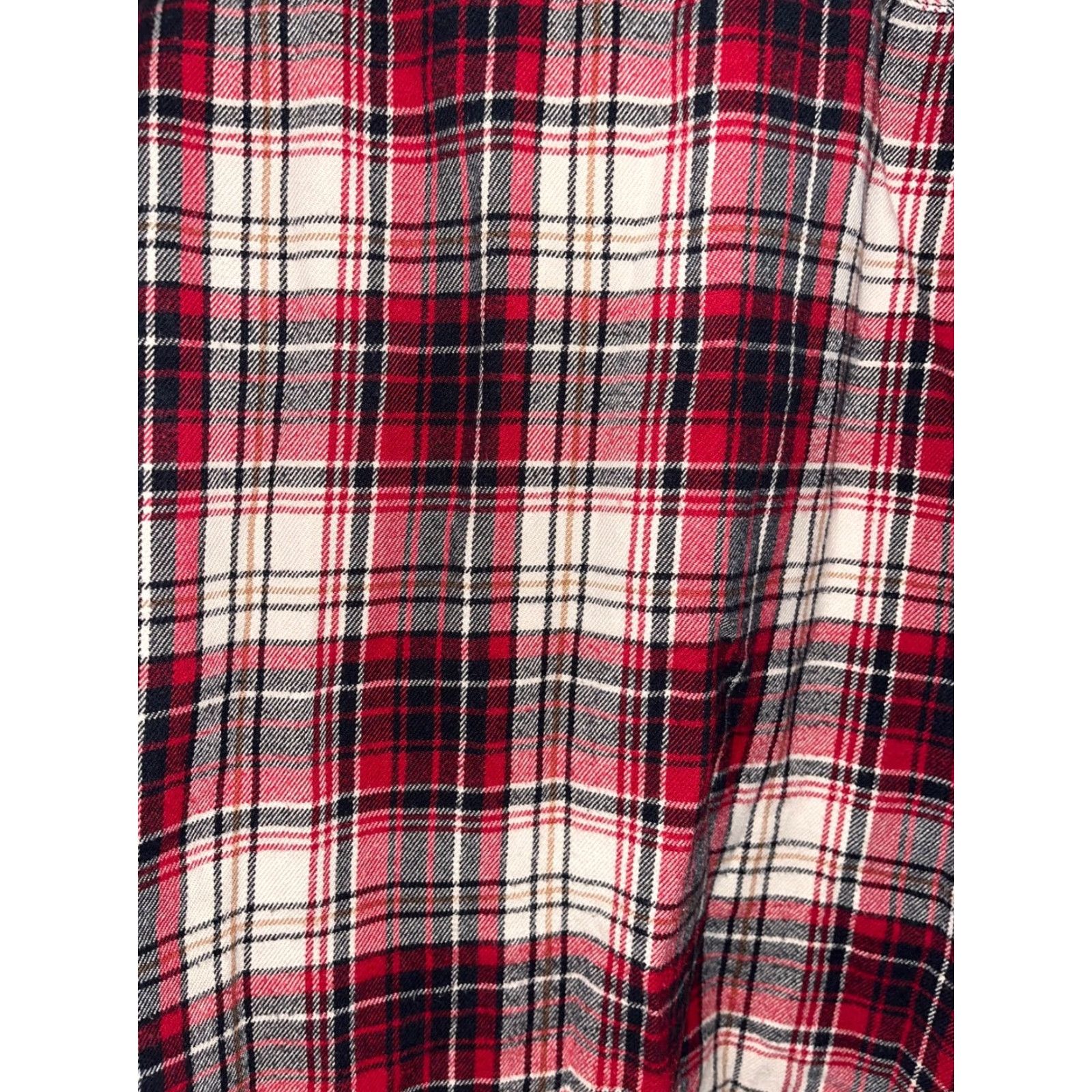 Carhartt VINTAGE Carhartt Long Sleeve Plaid Flannel Shirt Red Beige XL Relaxed Fit 101295 608 EUC Size US XL / EU 56 / 4 - 5 Thumbnail