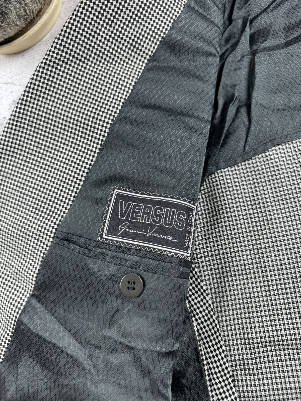 Versus Versace Versus Gianni VERSACE Vintage Italian 54 Size Classic Luxury Blazer Suit Jacket Size 54R - 8 Thumbnail
