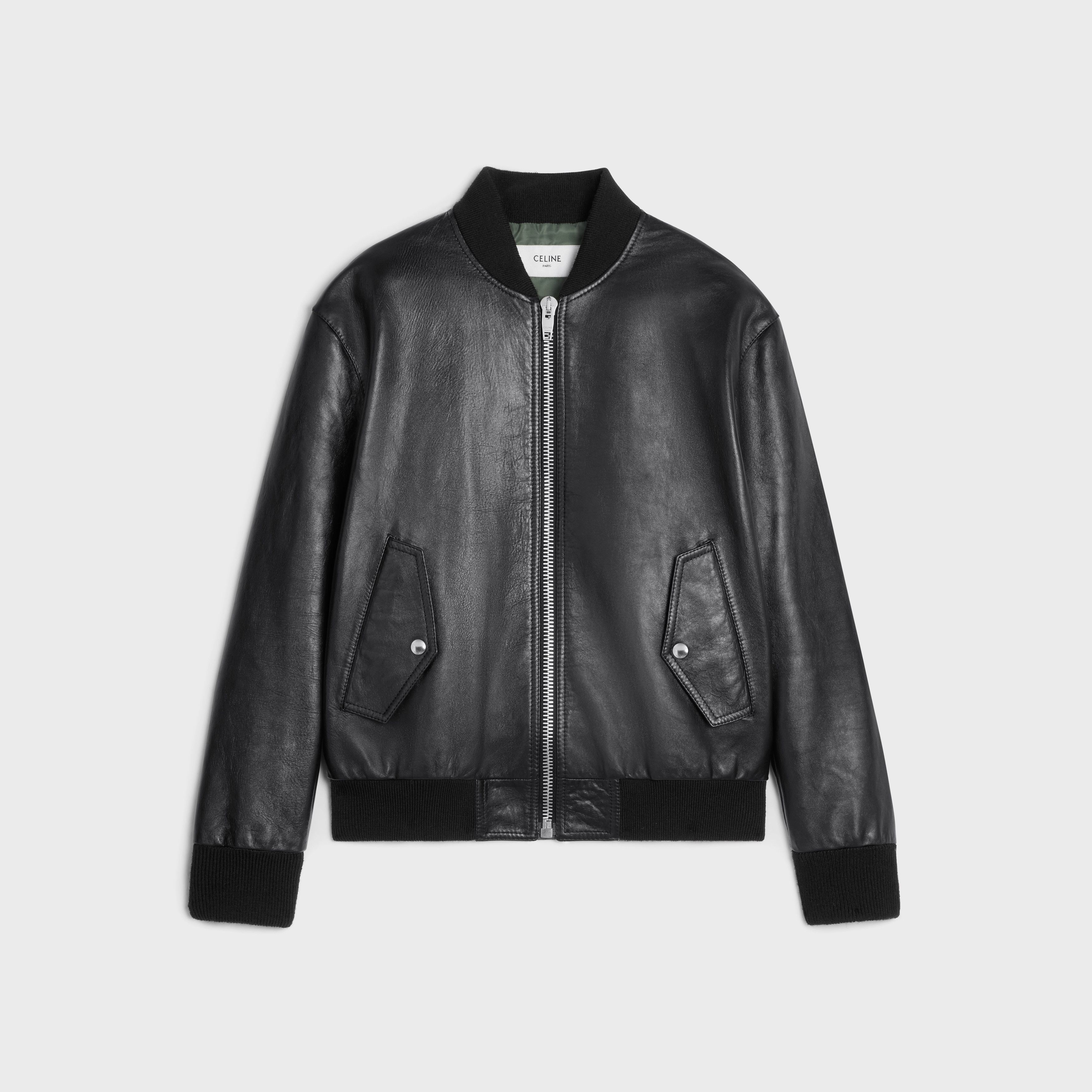 Celine blouson jacket in soft lambskin