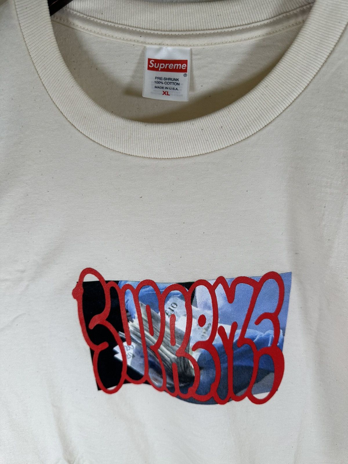Supreme Supreme Payment tee Size US XL / EU 56 / 4 - 2 Thumbnail